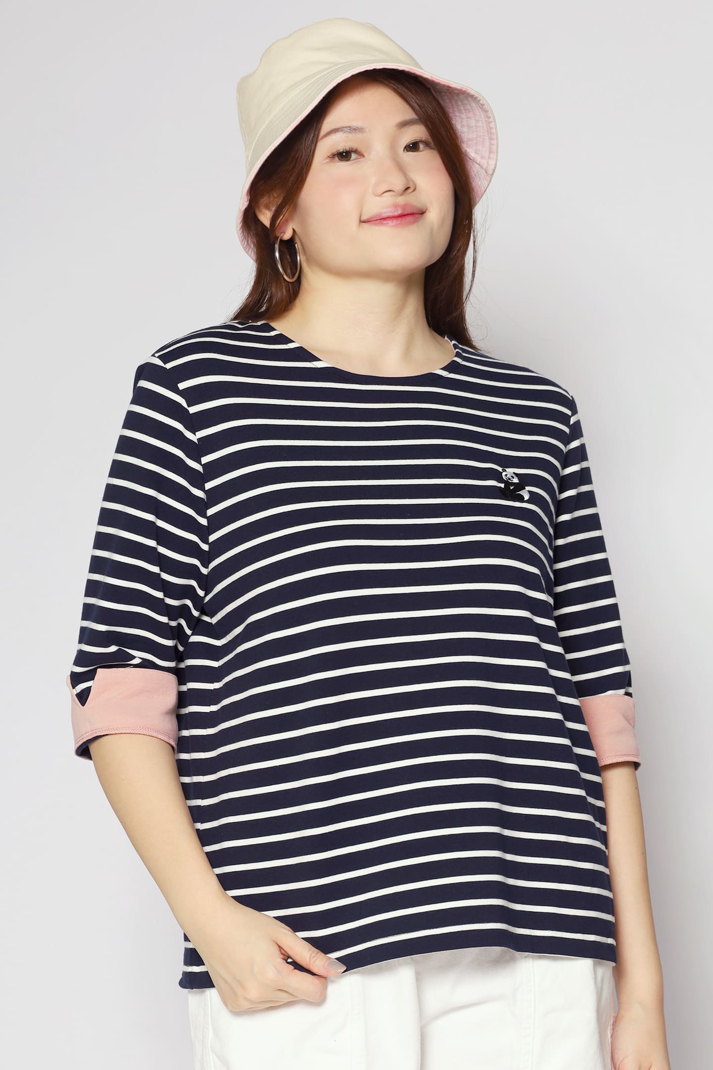 Hello Panda Stripes Tee