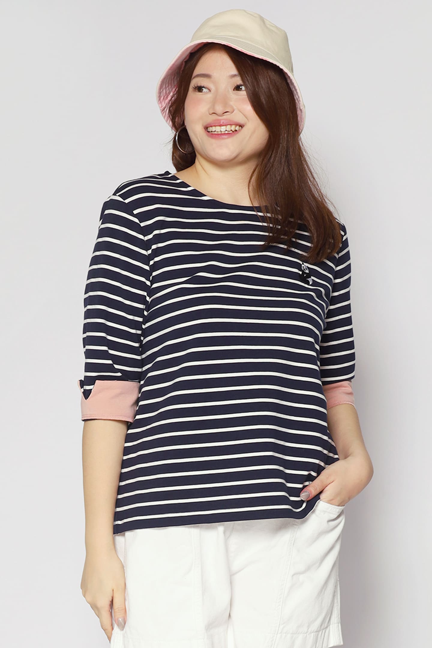 Hello Panda Stripes Tee