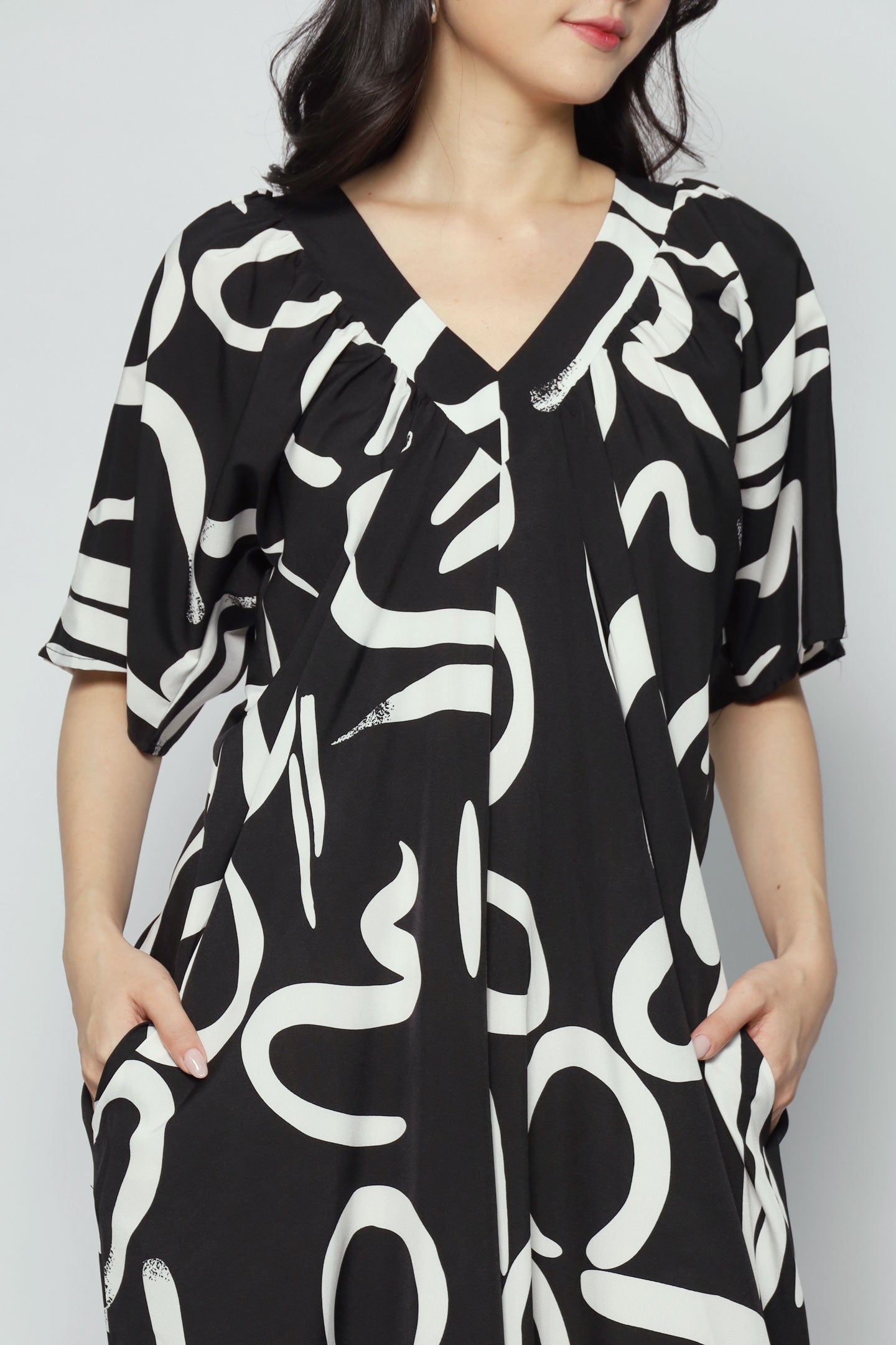 Houston Jumpsuit in BW Strokes