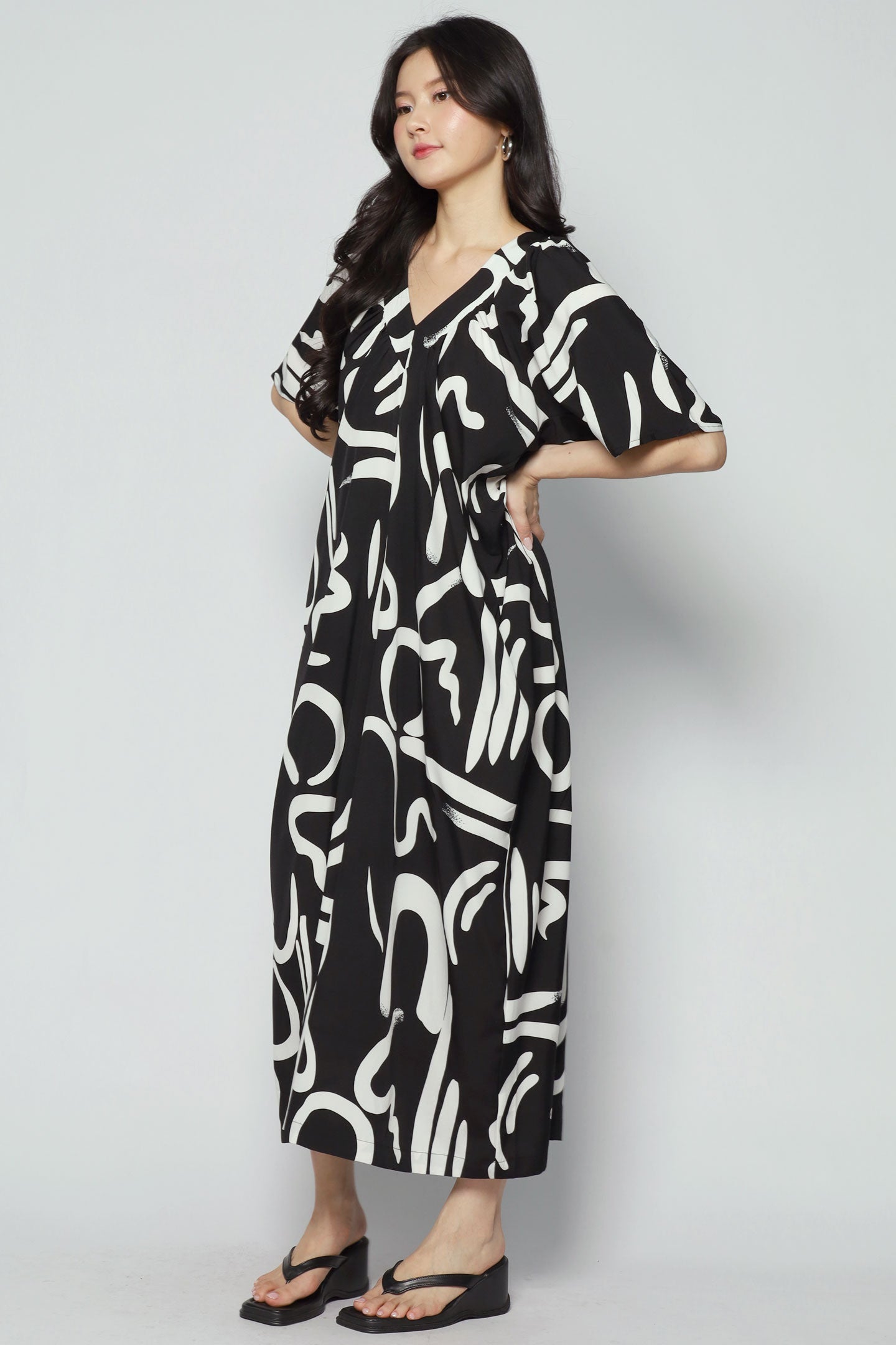 Houston Jumpsuit in BW Strokes