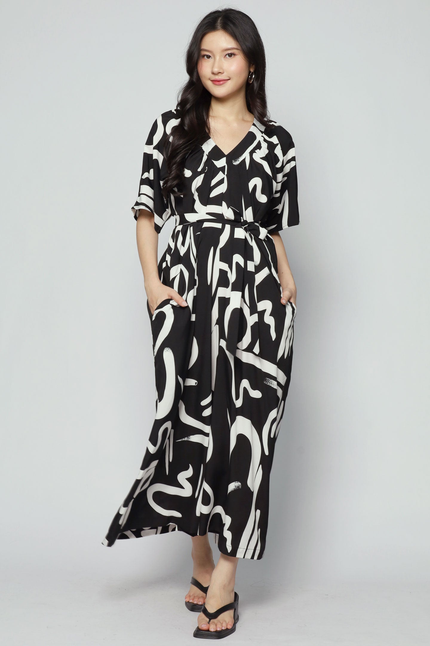 Houston Jumpsuit in BW Strokes