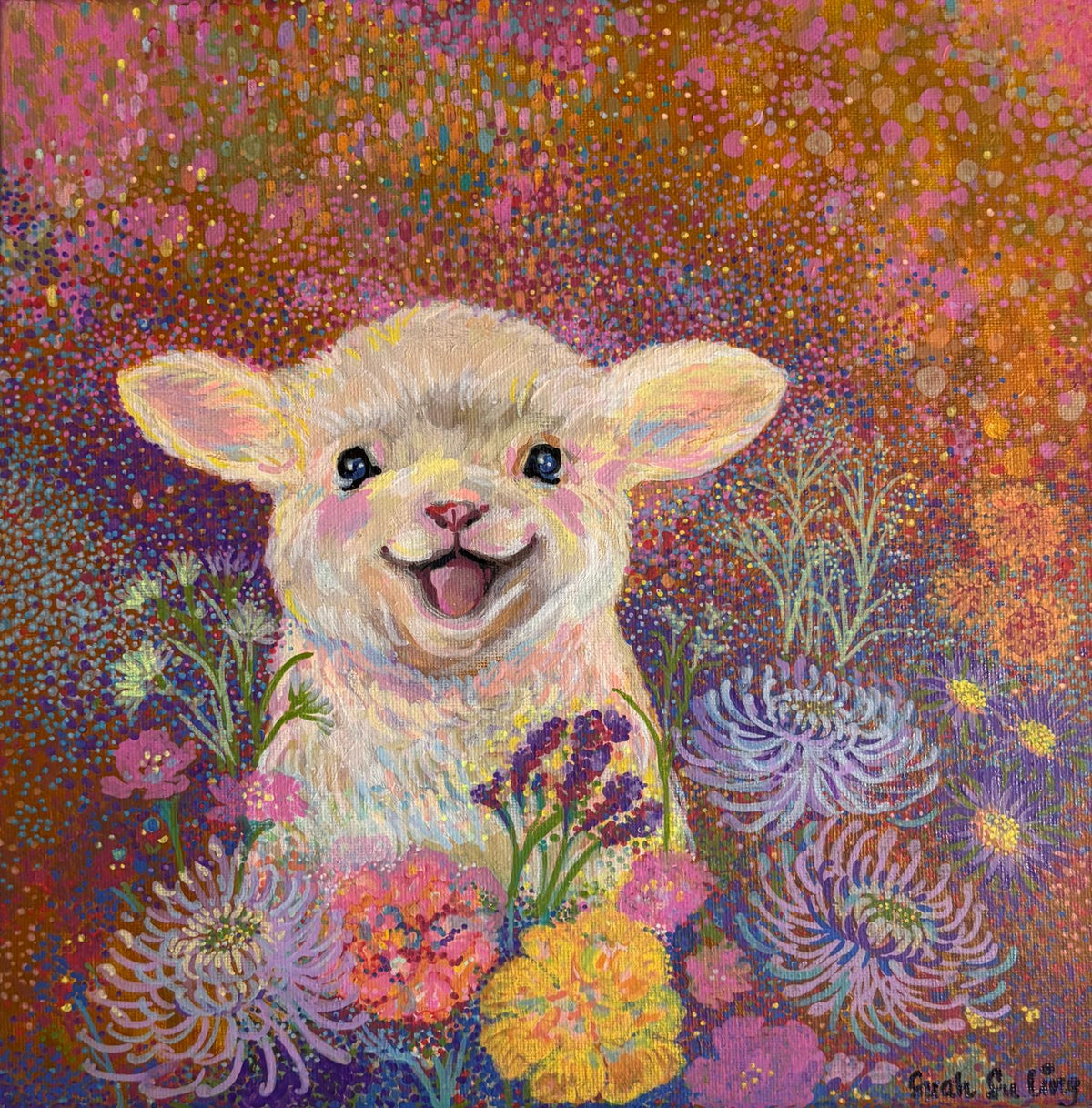 A Joyful Sheep - By Aunty Su Ling