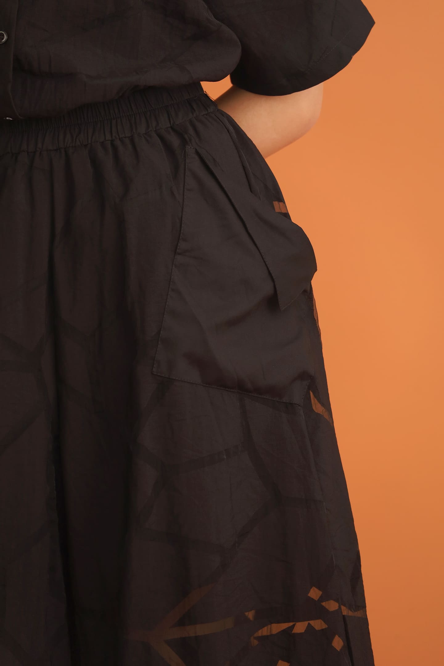 CHOSEN: Stone Culottes in Black Lines