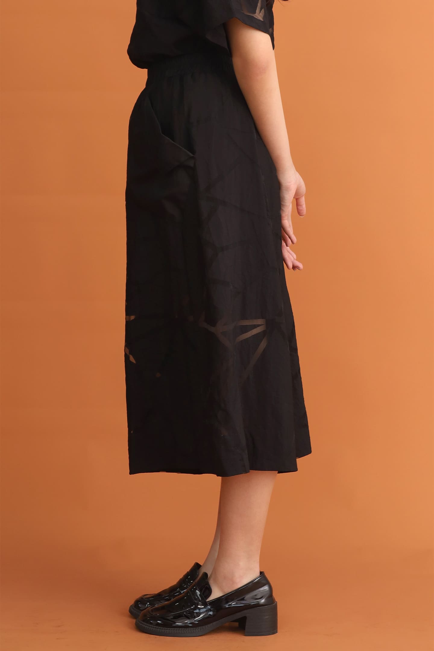 CHOSEN: Stone Culottes in Black Lines