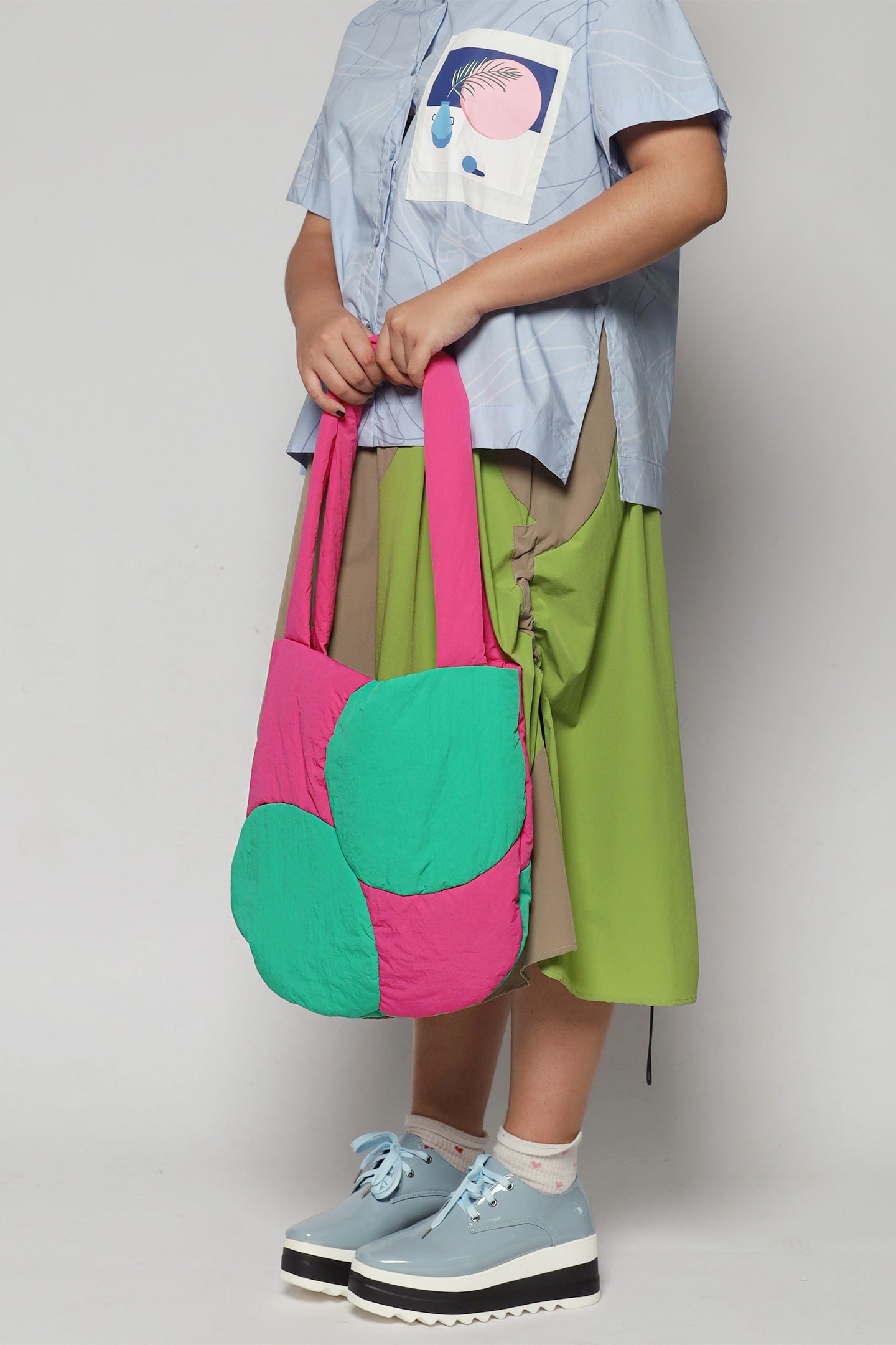 PO- Adear Poofy Bag in Pink