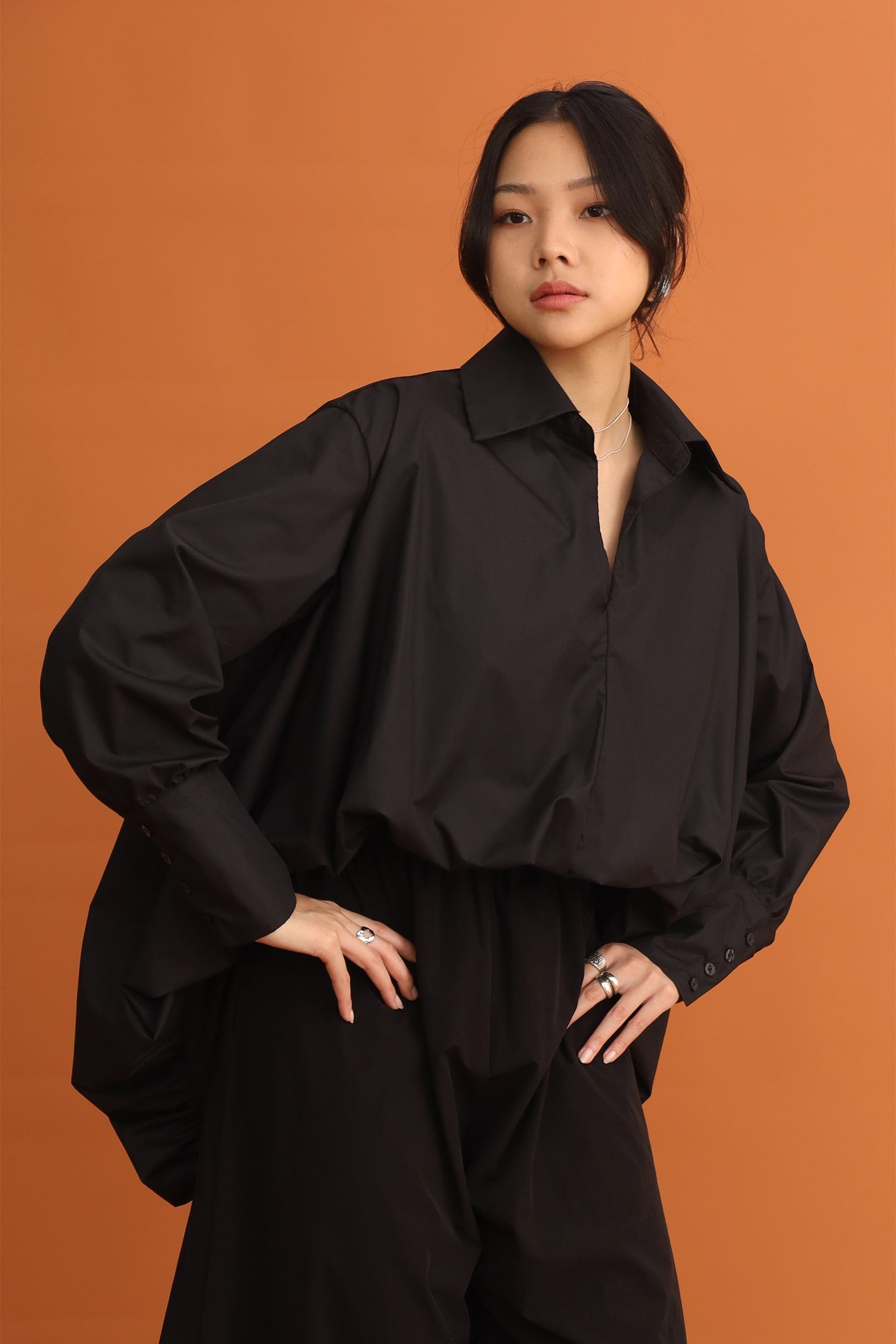 CHOSEN: Bubble Top in Black