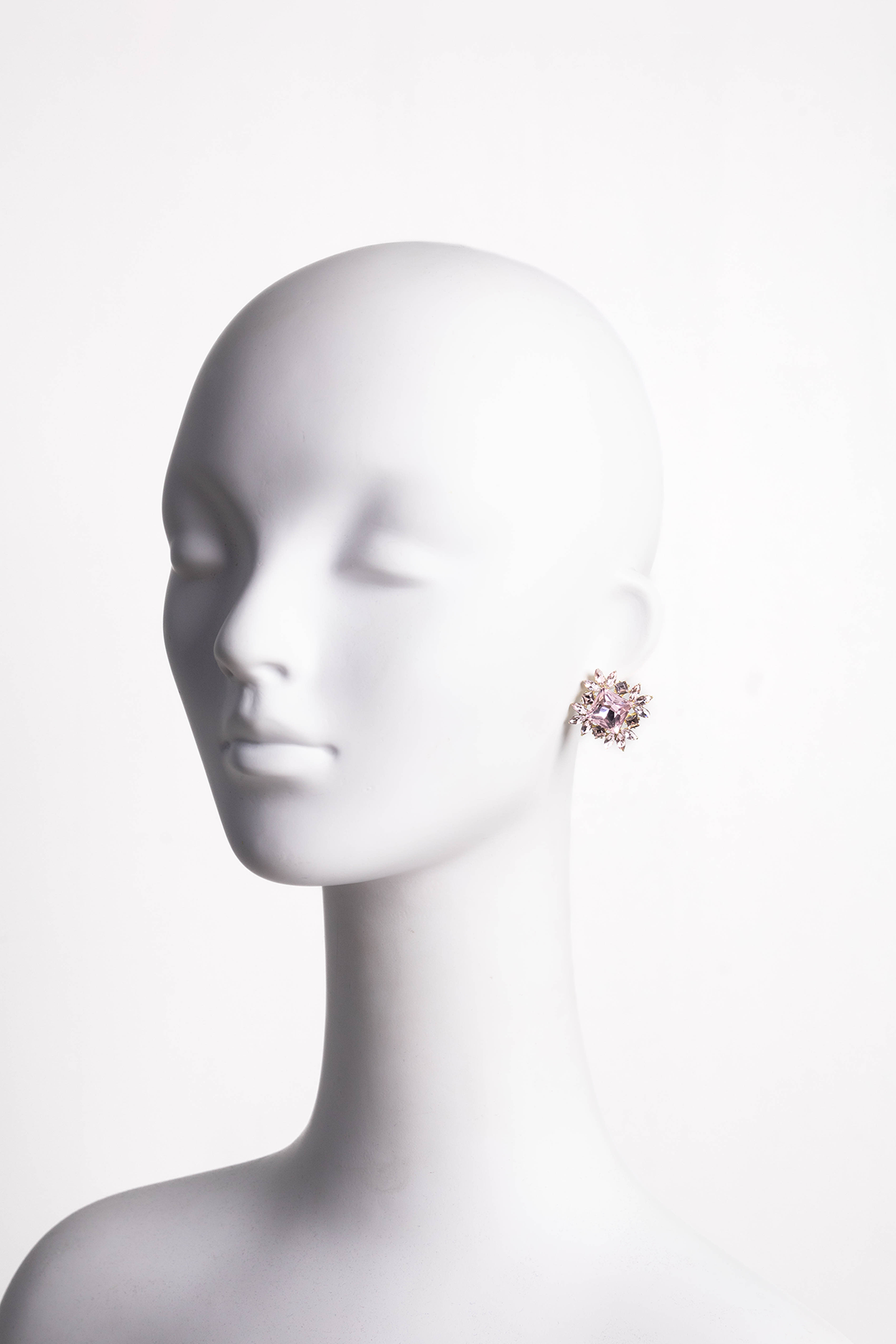 Viola Diamond Floral Earrings