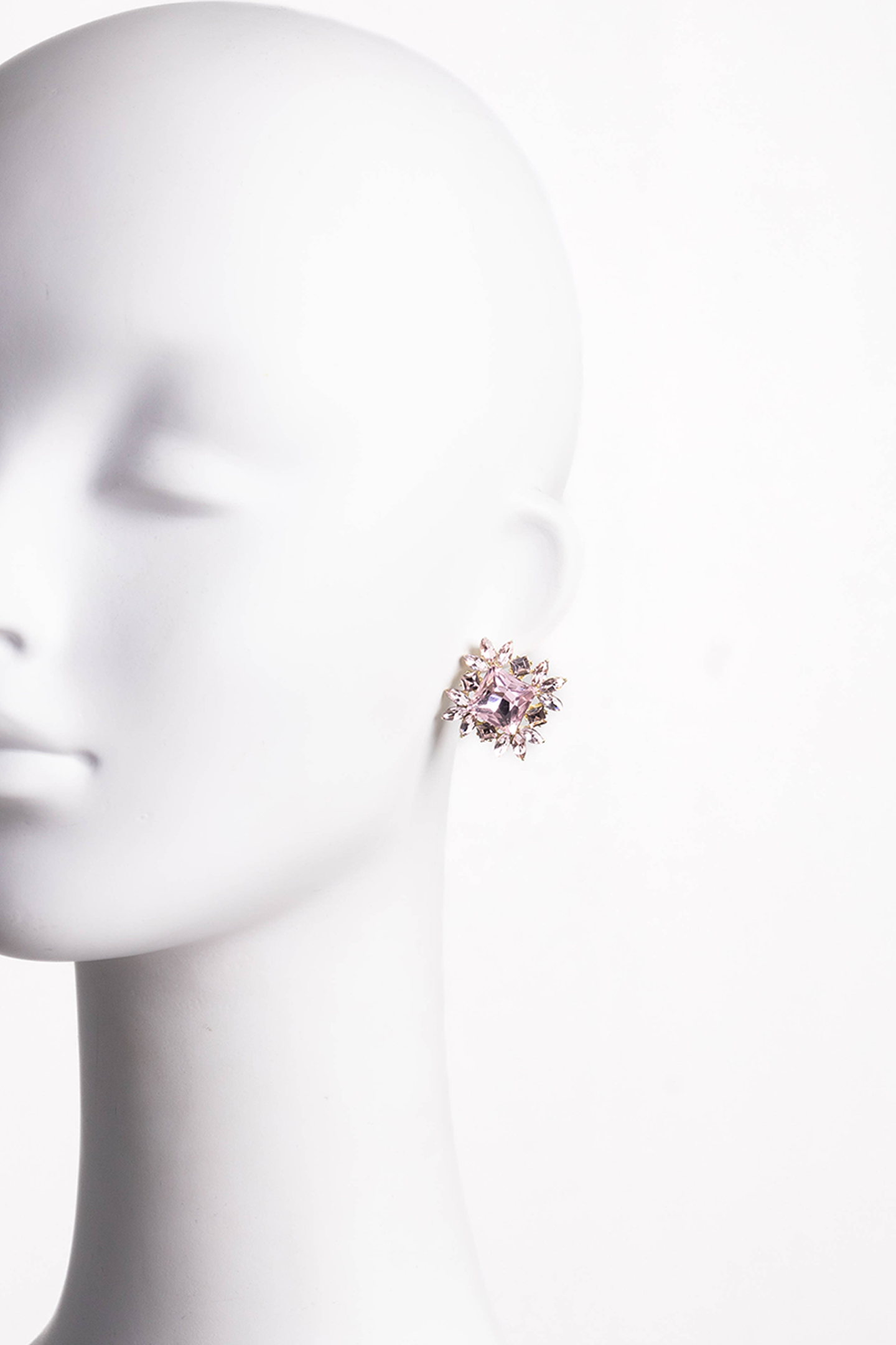 Viola Diamond Floral Earrings