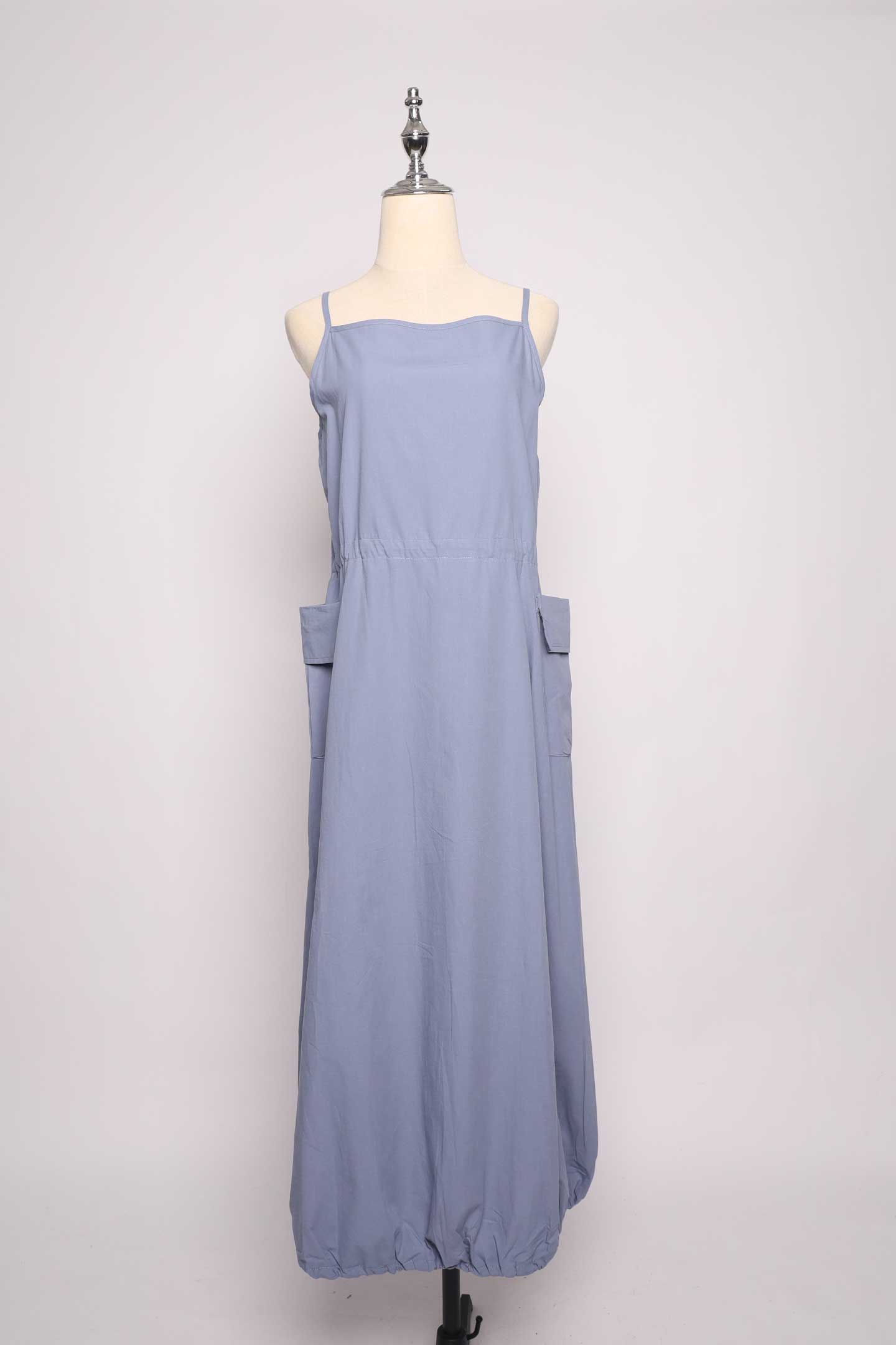 PO - Bailey Pinafore Dress in Blue