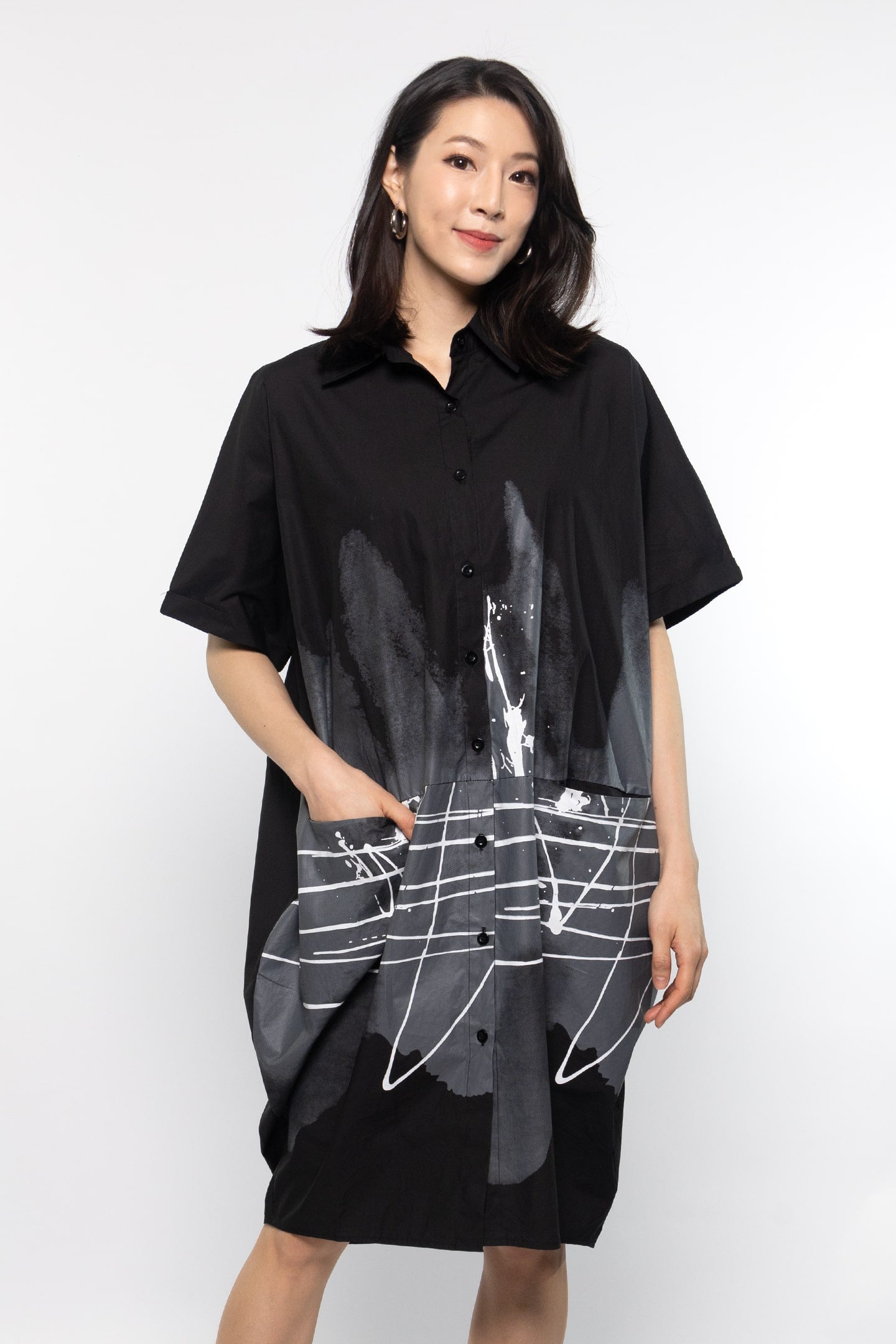 Isador Dress in Abstract