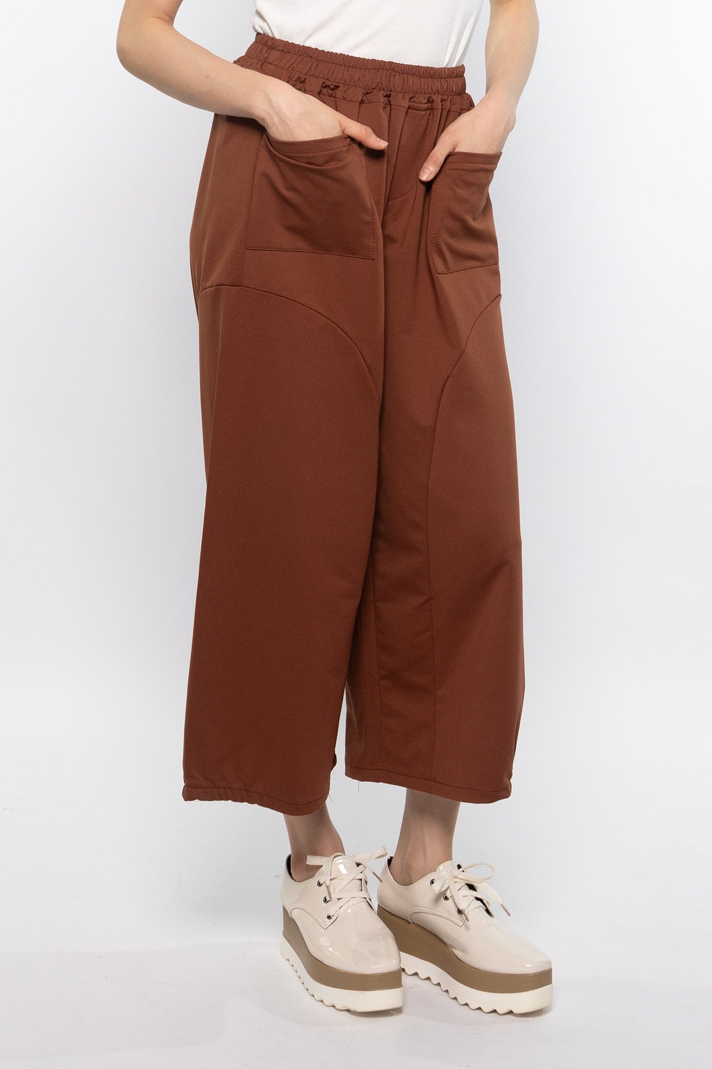 Bei Culottes Pants in Rust