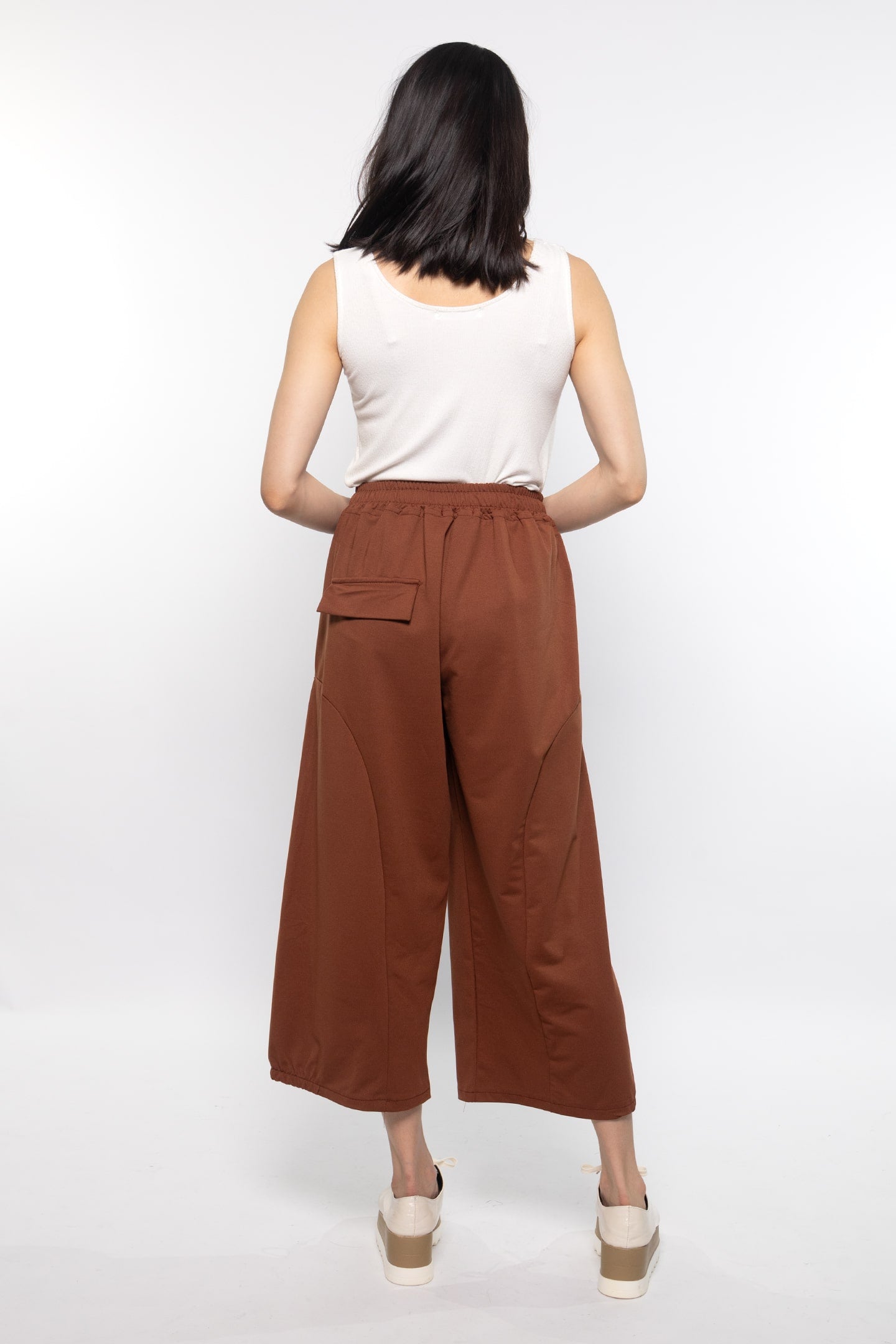 Bei Culottes Pants in Rust