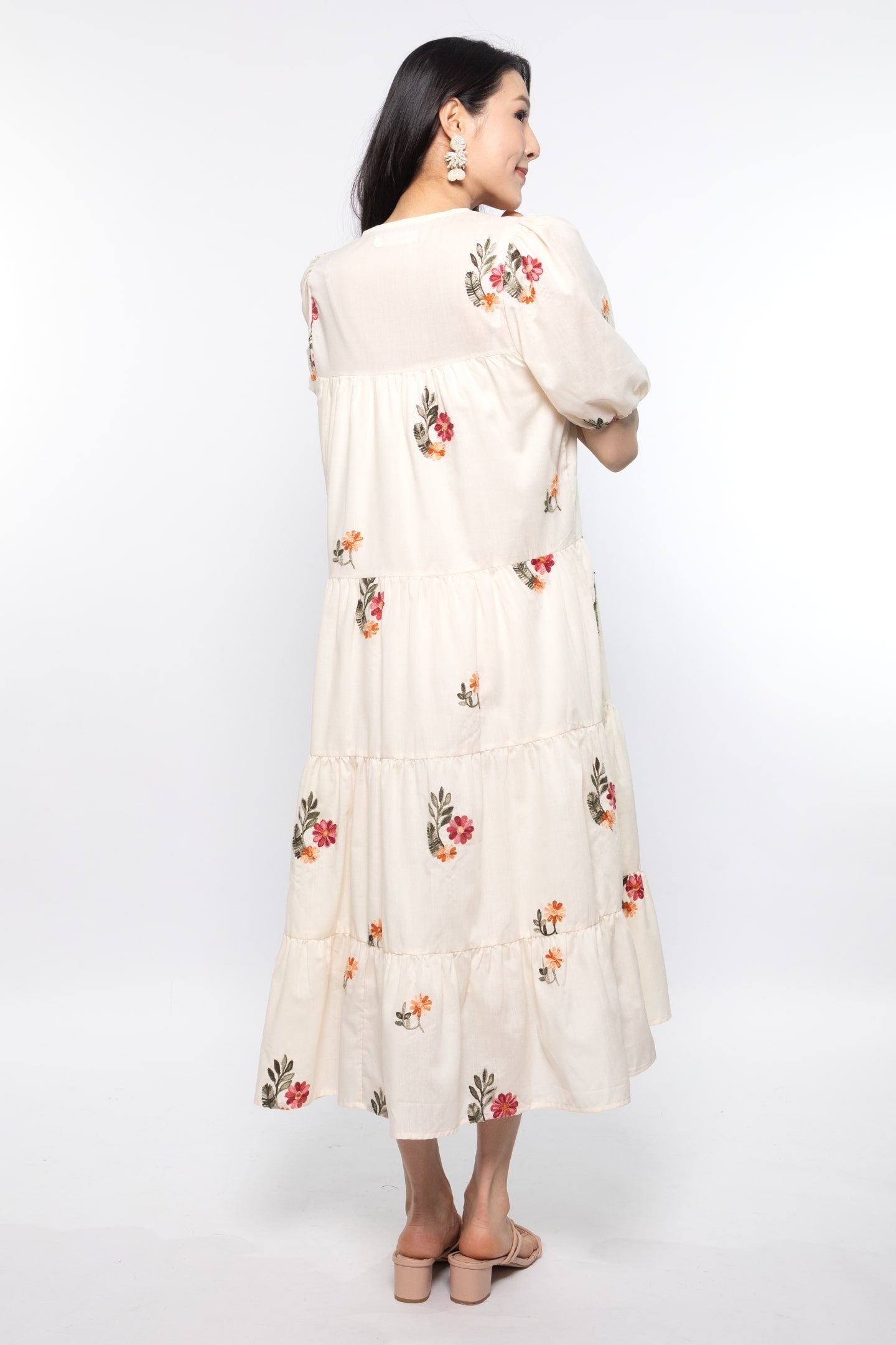 Backorders Sydney Dress in Floral Embroidery