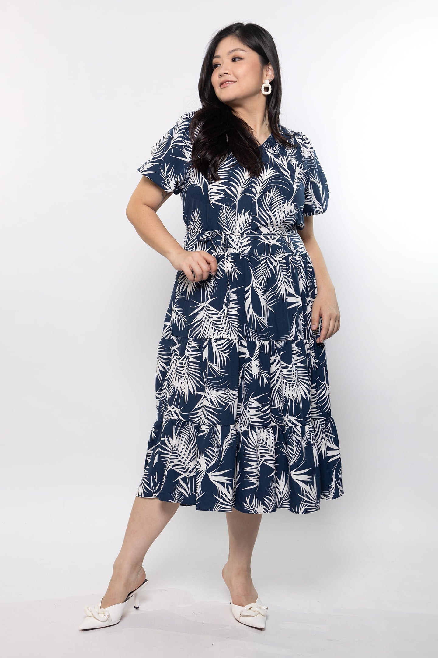 Sydney Dress in Blue Hawaii