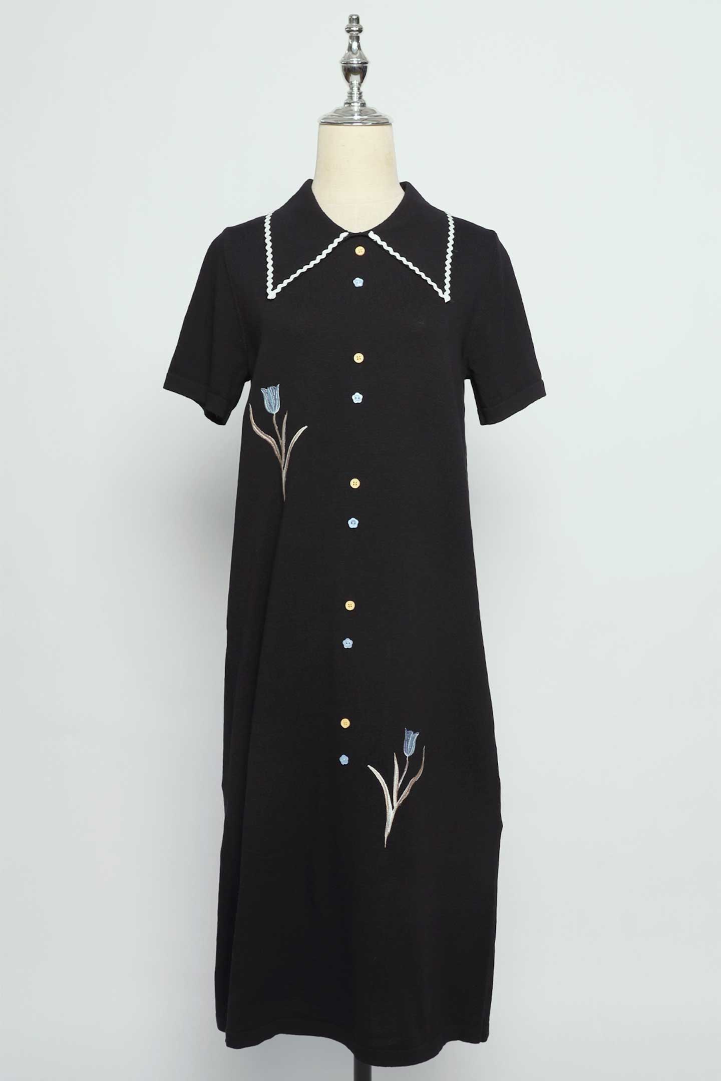 PO - Irine Floral Knit Dress