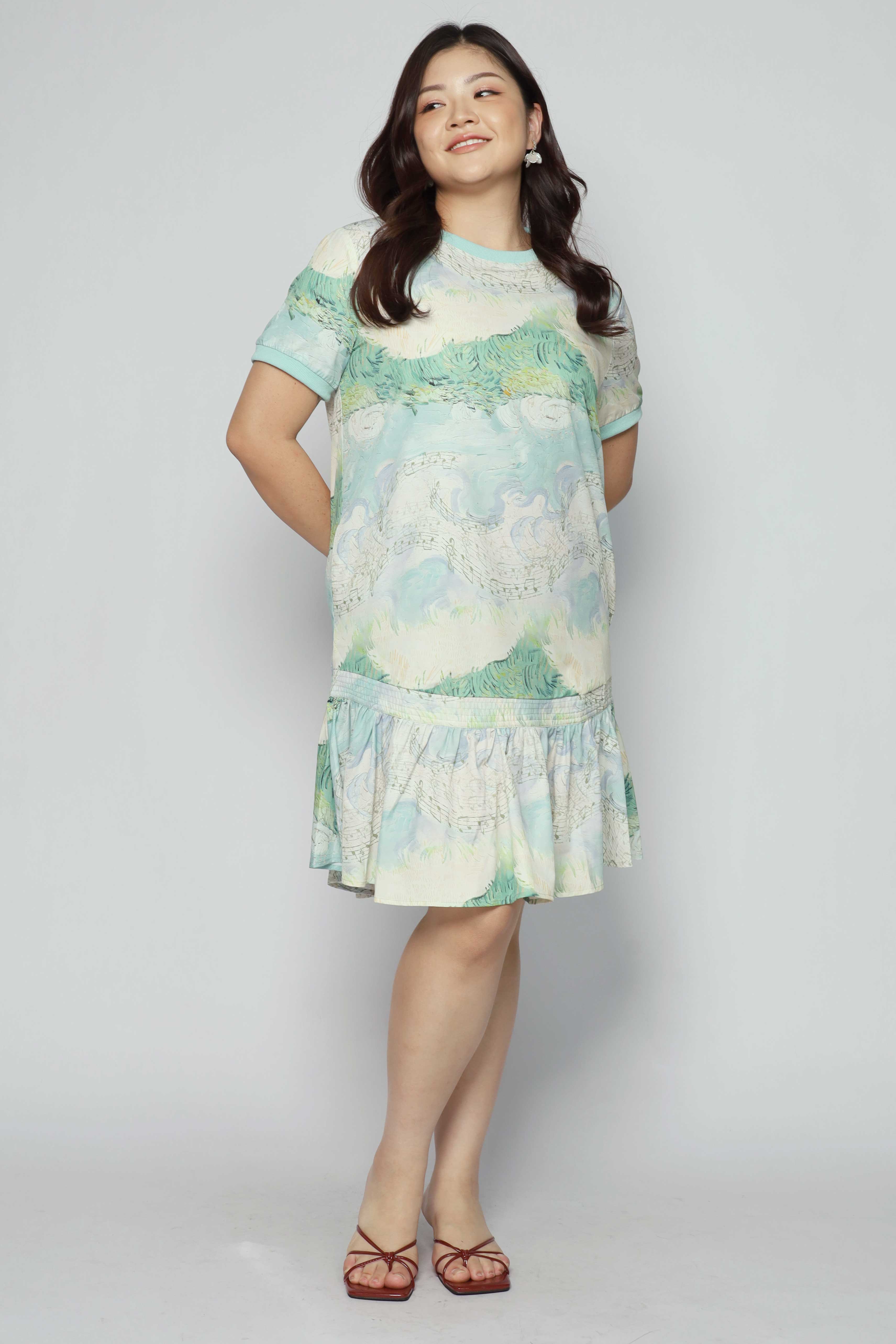 Izabella Dress in Musical Note