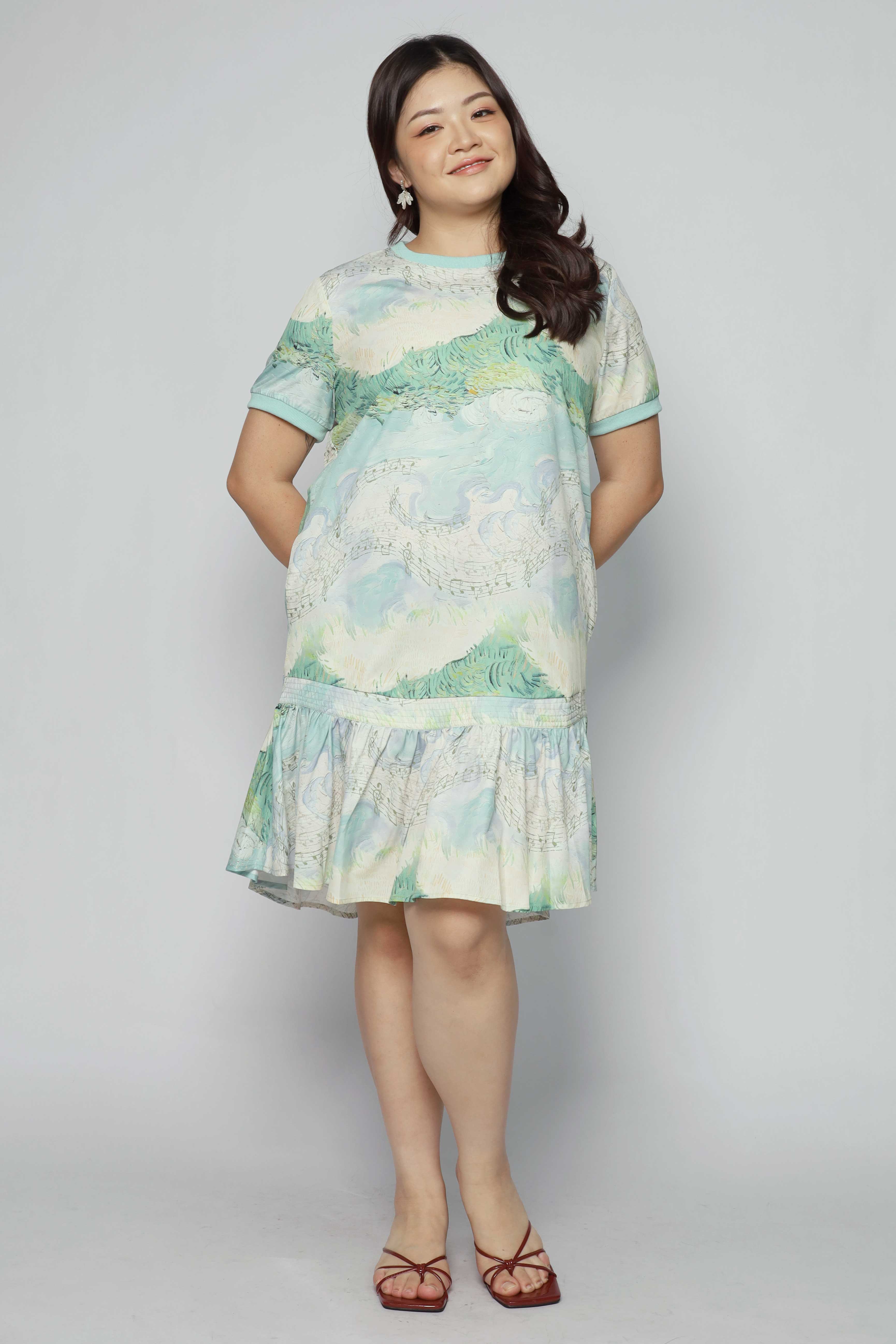 Izabella Dress in Musical Note