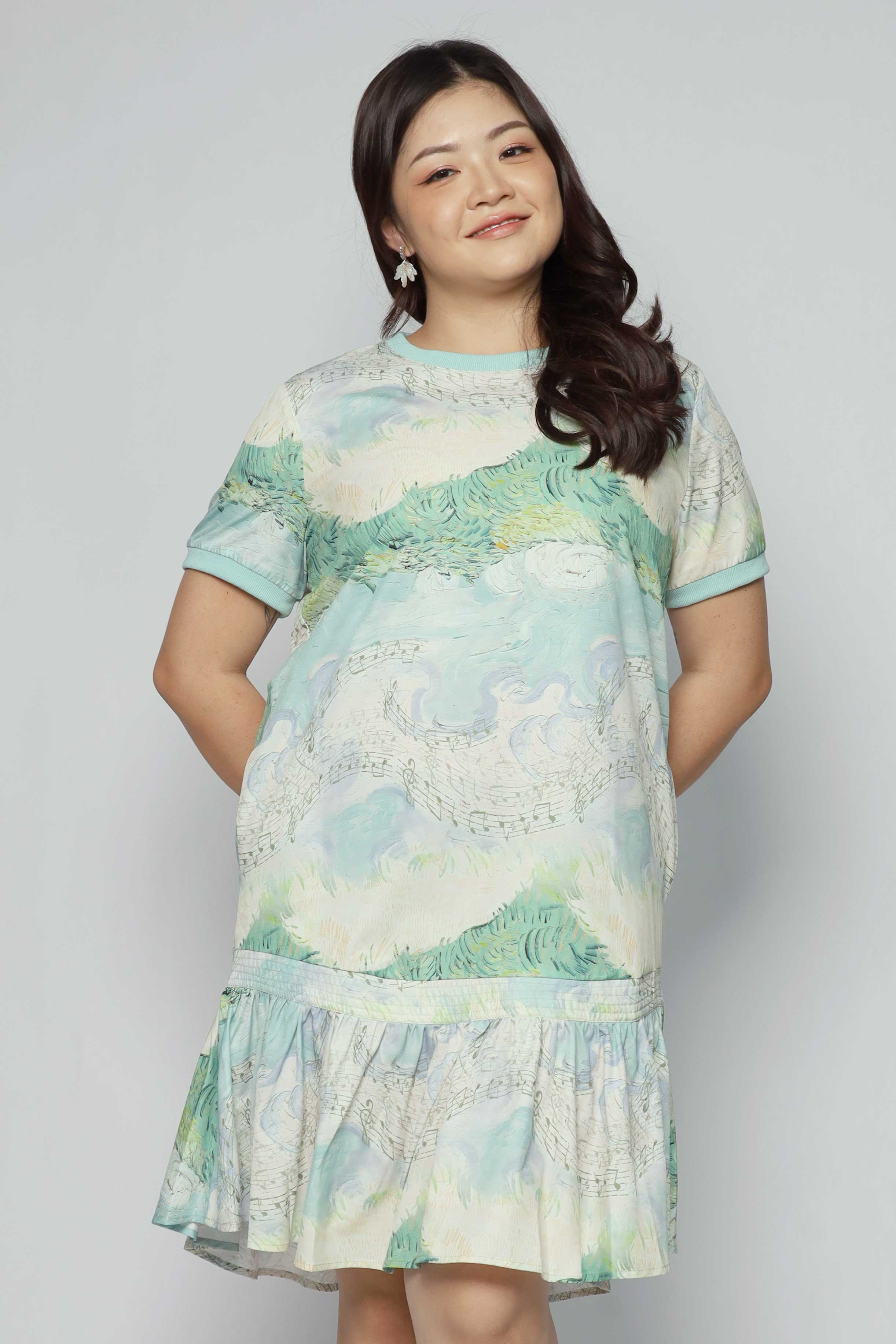 Izabella Dress in Musical Note