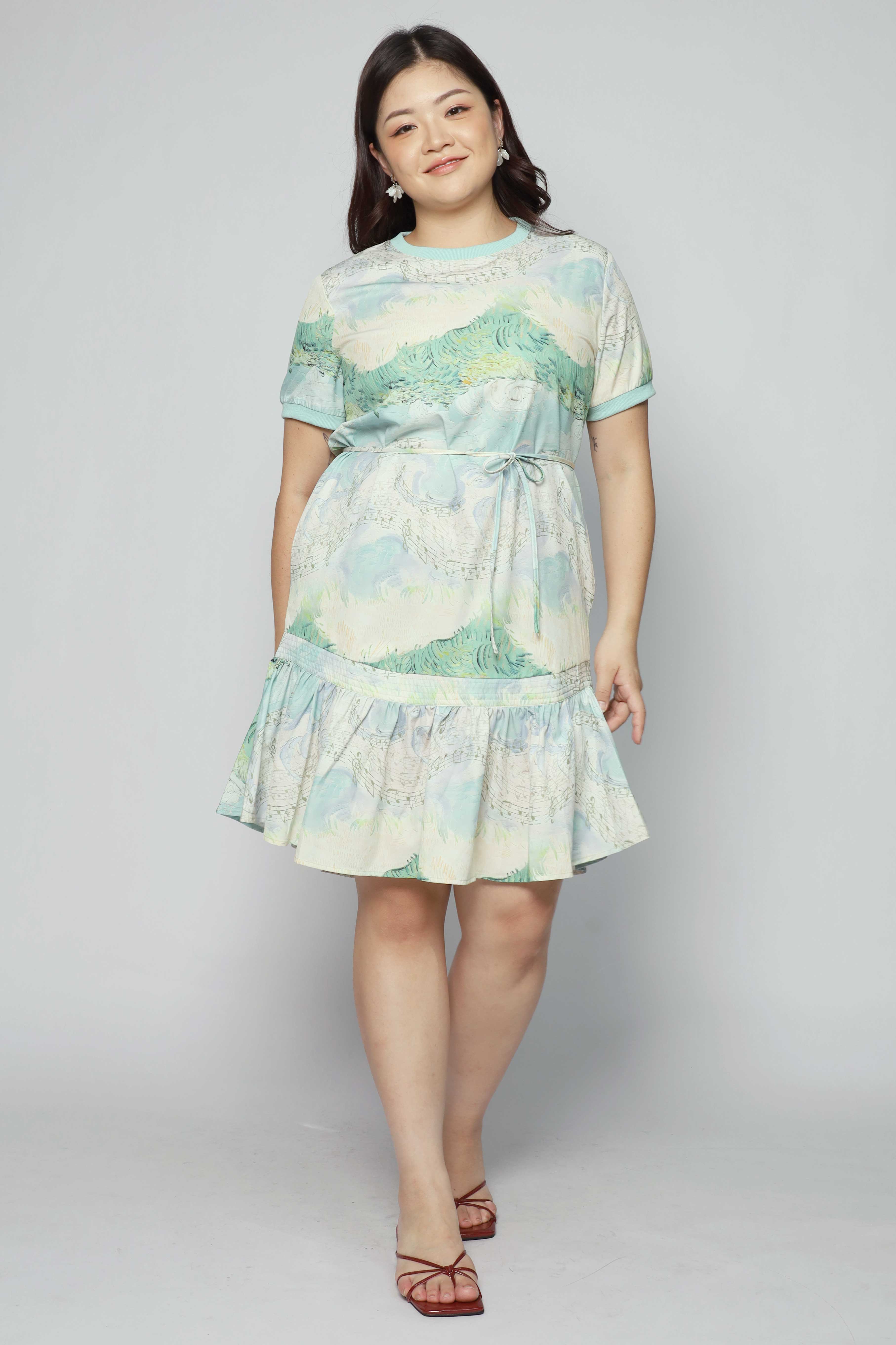 Izabella Dress in Musical Note