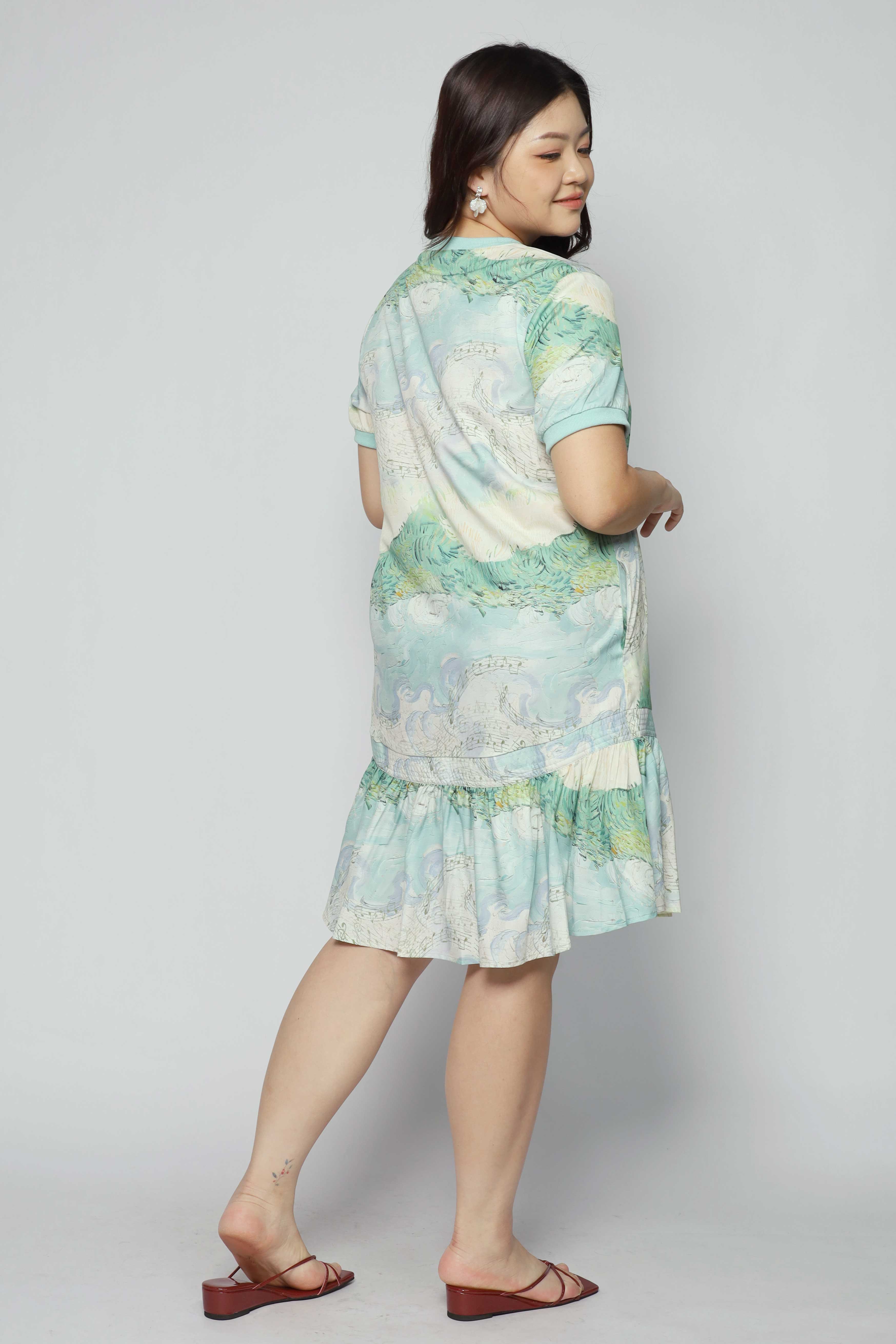Izabella Dress in Musical Note