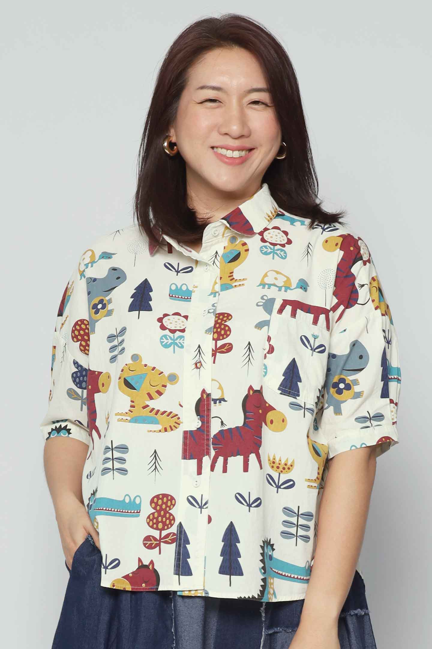 PO - Jai Shirt in Animal Print