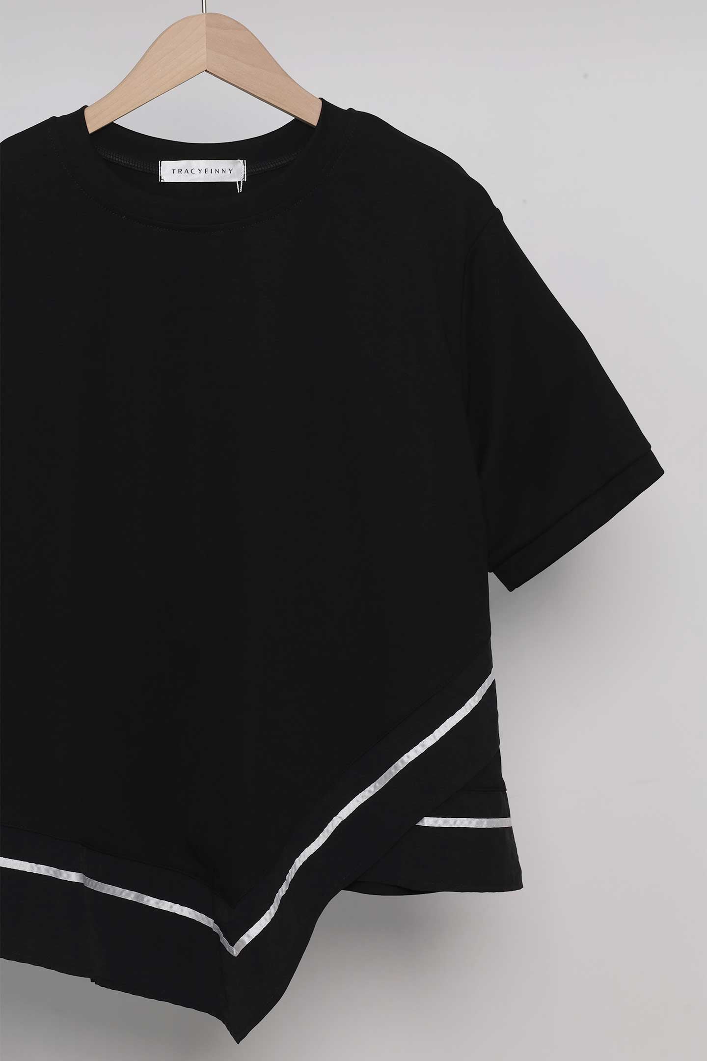 Backorders Easy By TE - Jordie Trimming Top in Black