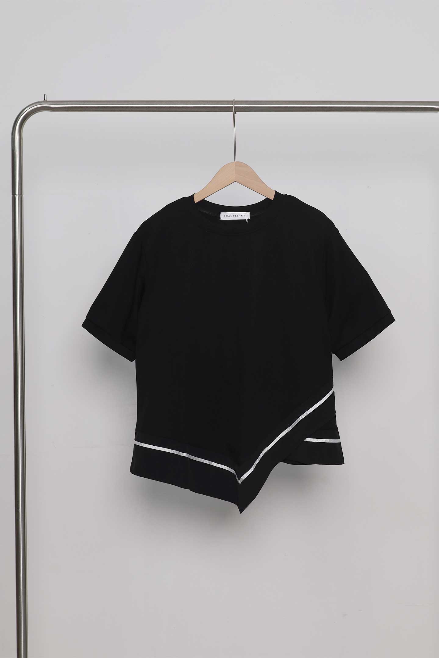 Backorders Easy By TE - Jordie Trimming Top in Black