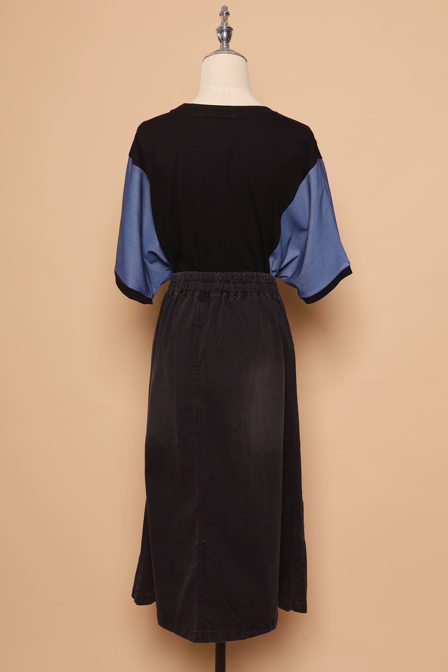 PO - Karla Skirt in Black Denim
