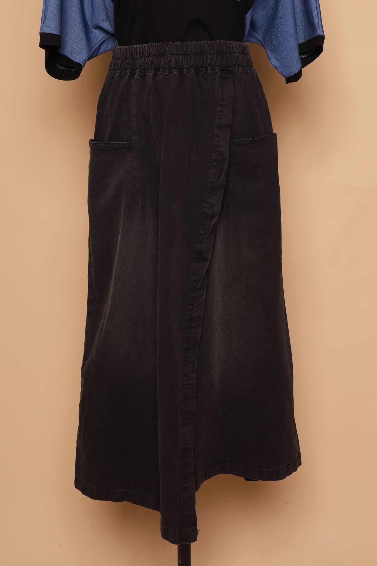 PO - Karla Skirt in Black Denim