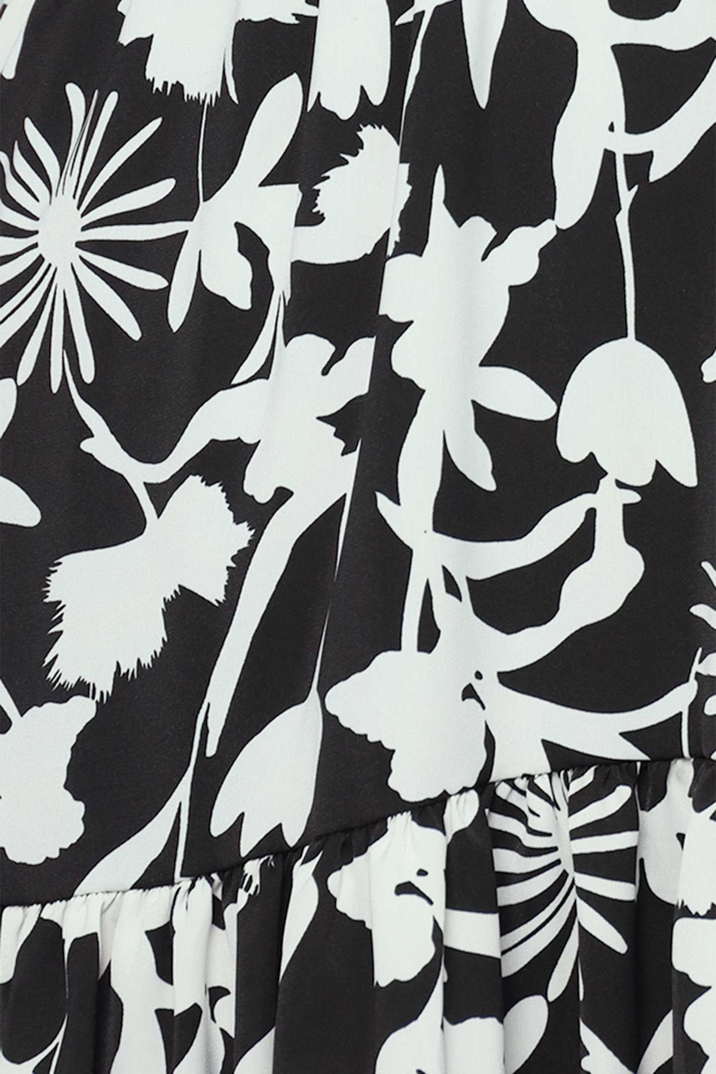 Kerine Dress in BW Flowers
