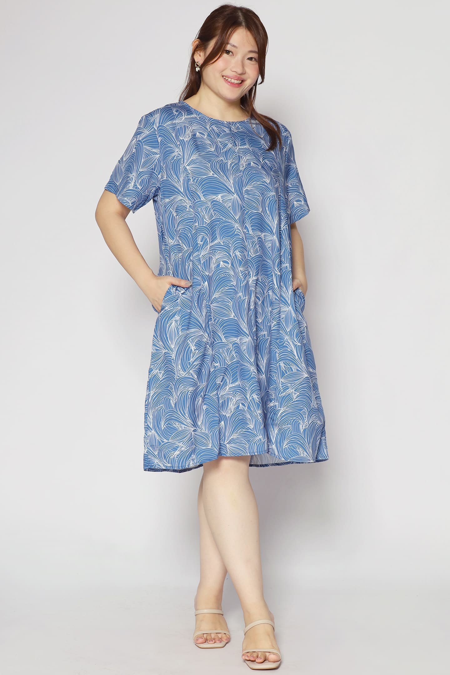 Kiri Dress in Blue Affection