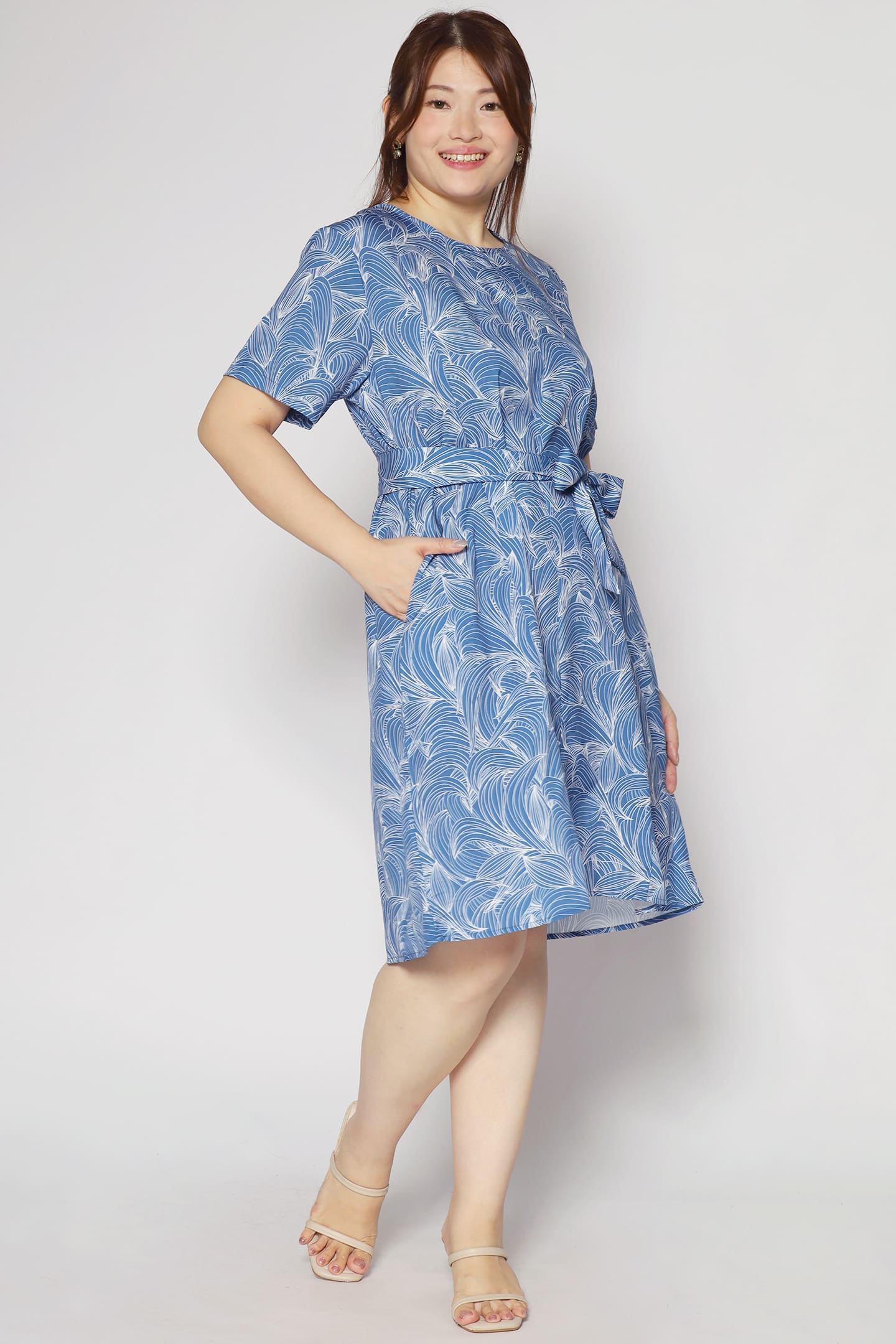 Kiri Dress in Blue Affection