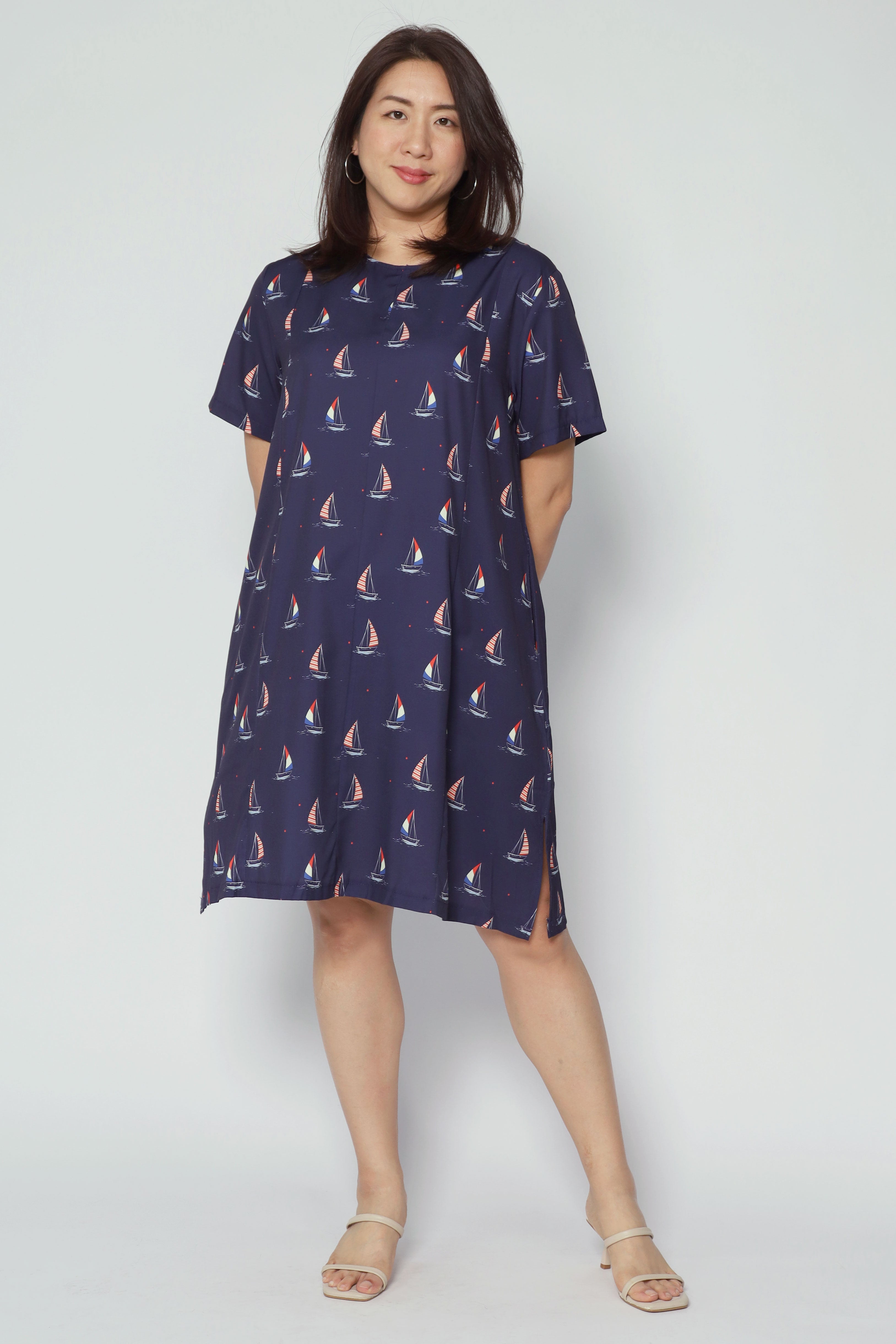 Kiri Dress in Sailboat