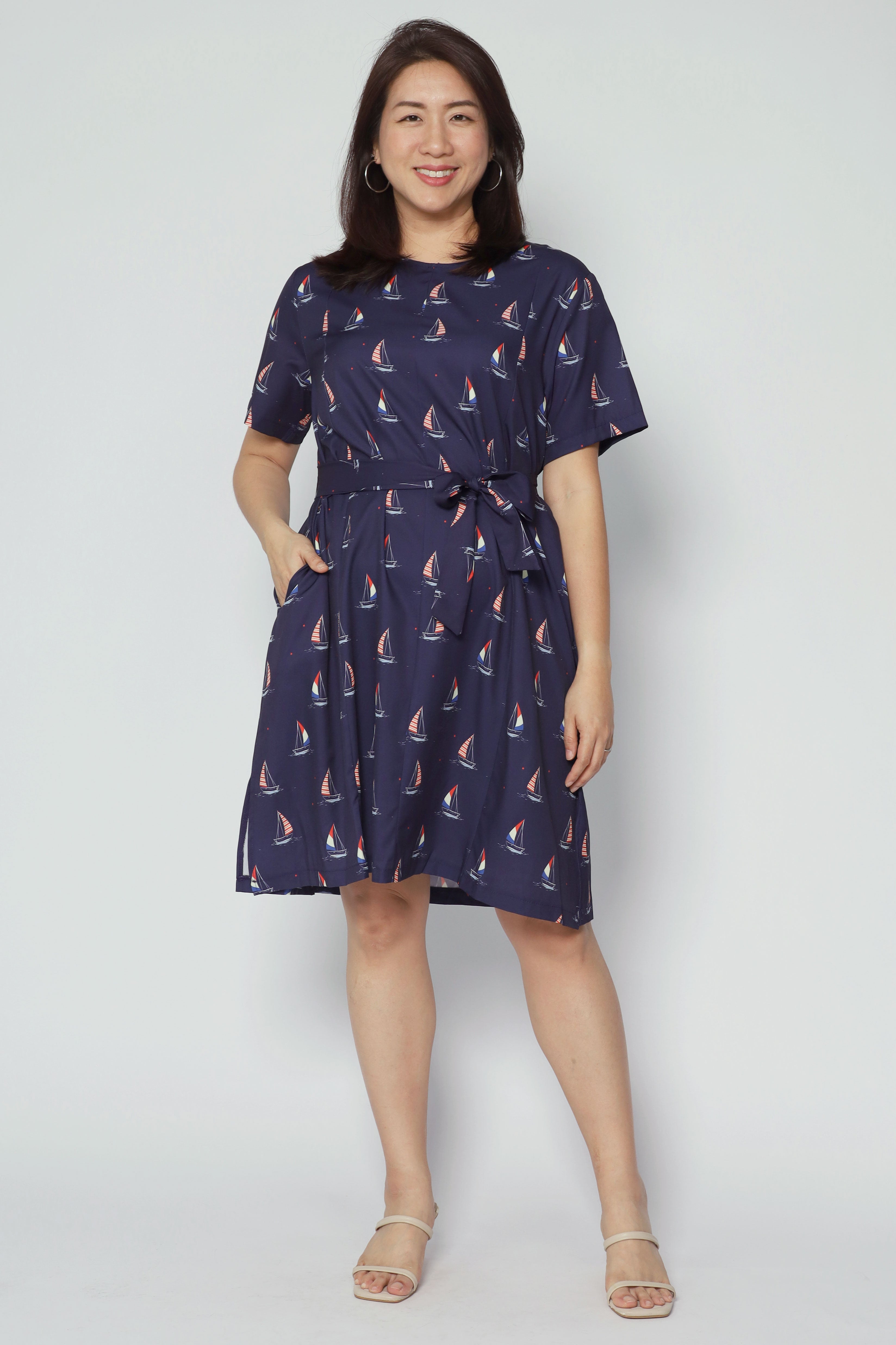 Kiri Dress in Sailboat