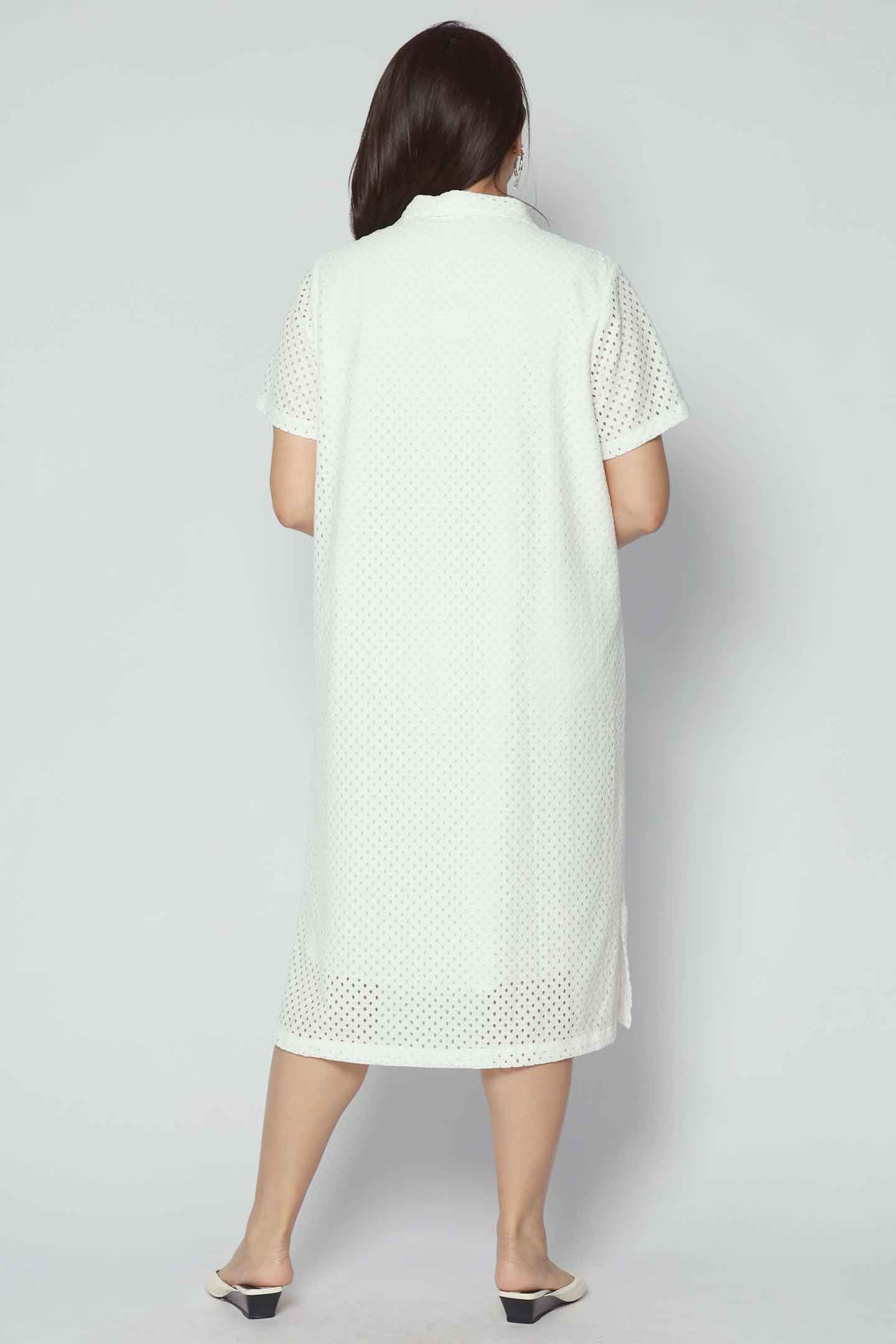 Kona Dress in Luxe Eyelet