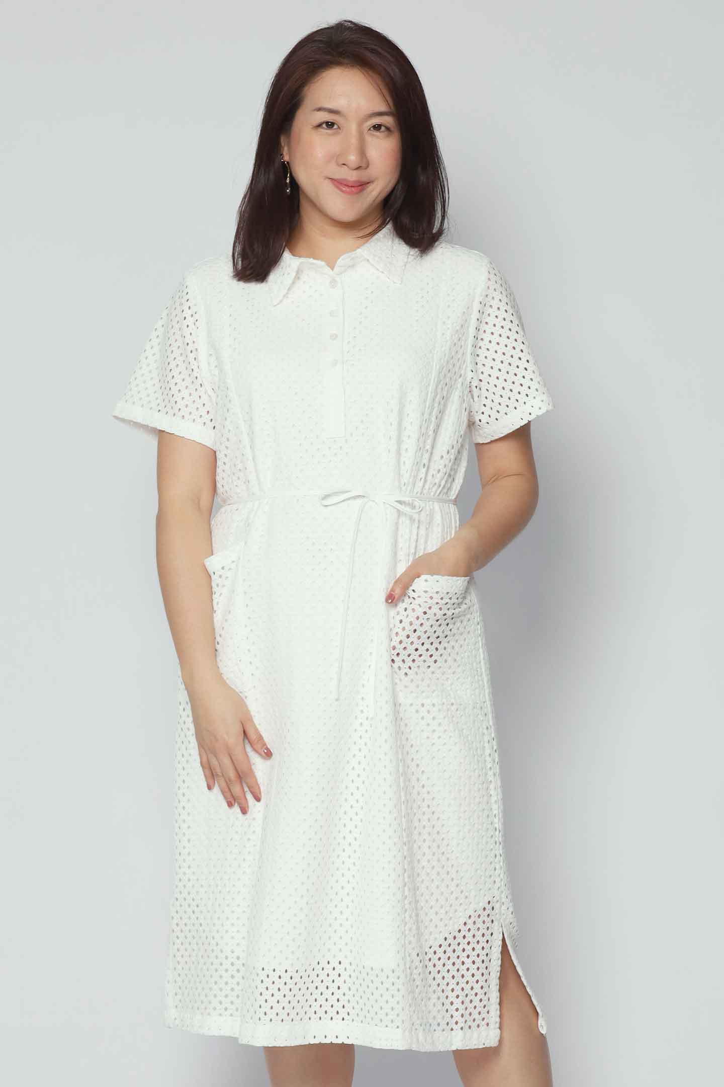 Kona Dress in Luxe Eyelet