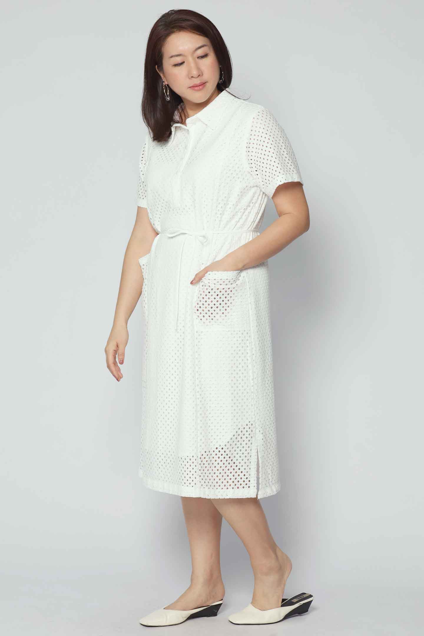 Kona Dress in Luxe Eyelet
