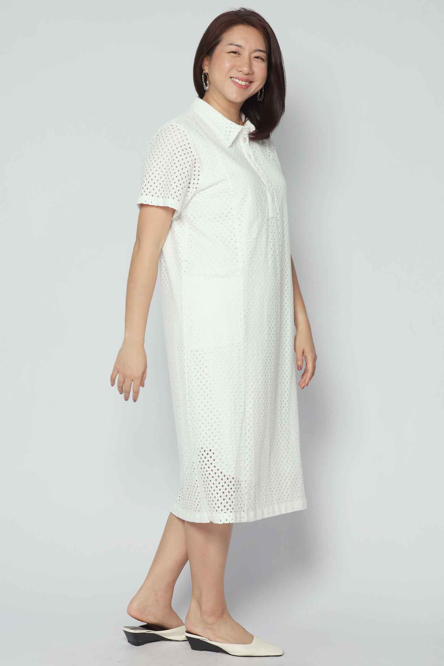 Kona Dress in Luxe Eyelet