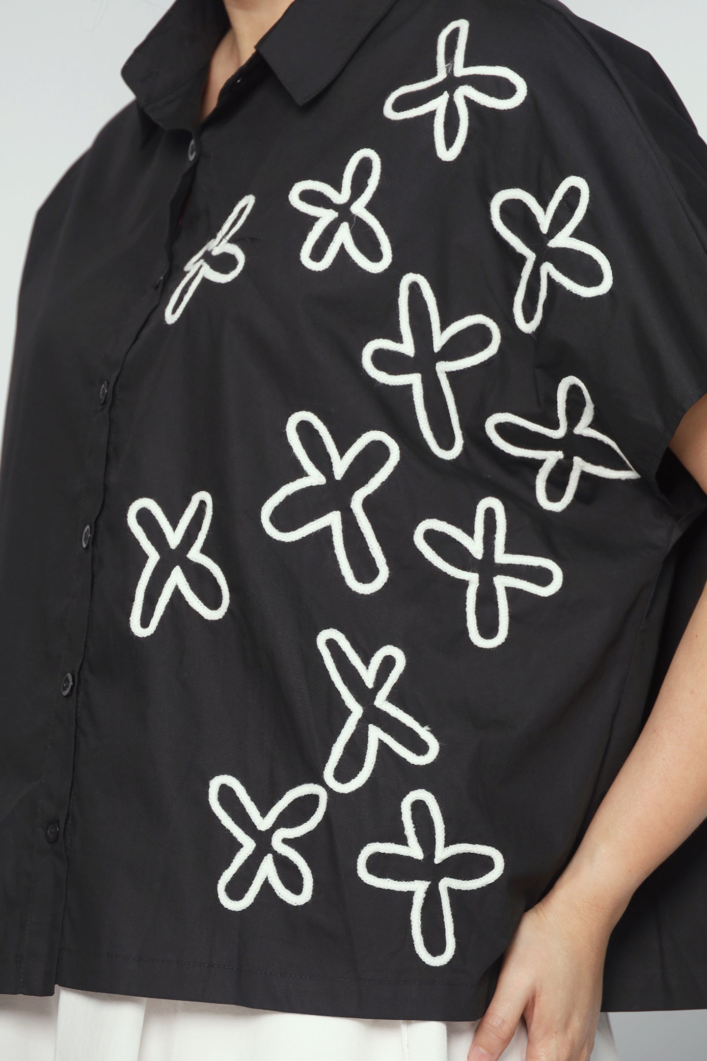 Lawson Floral Shirt in Black