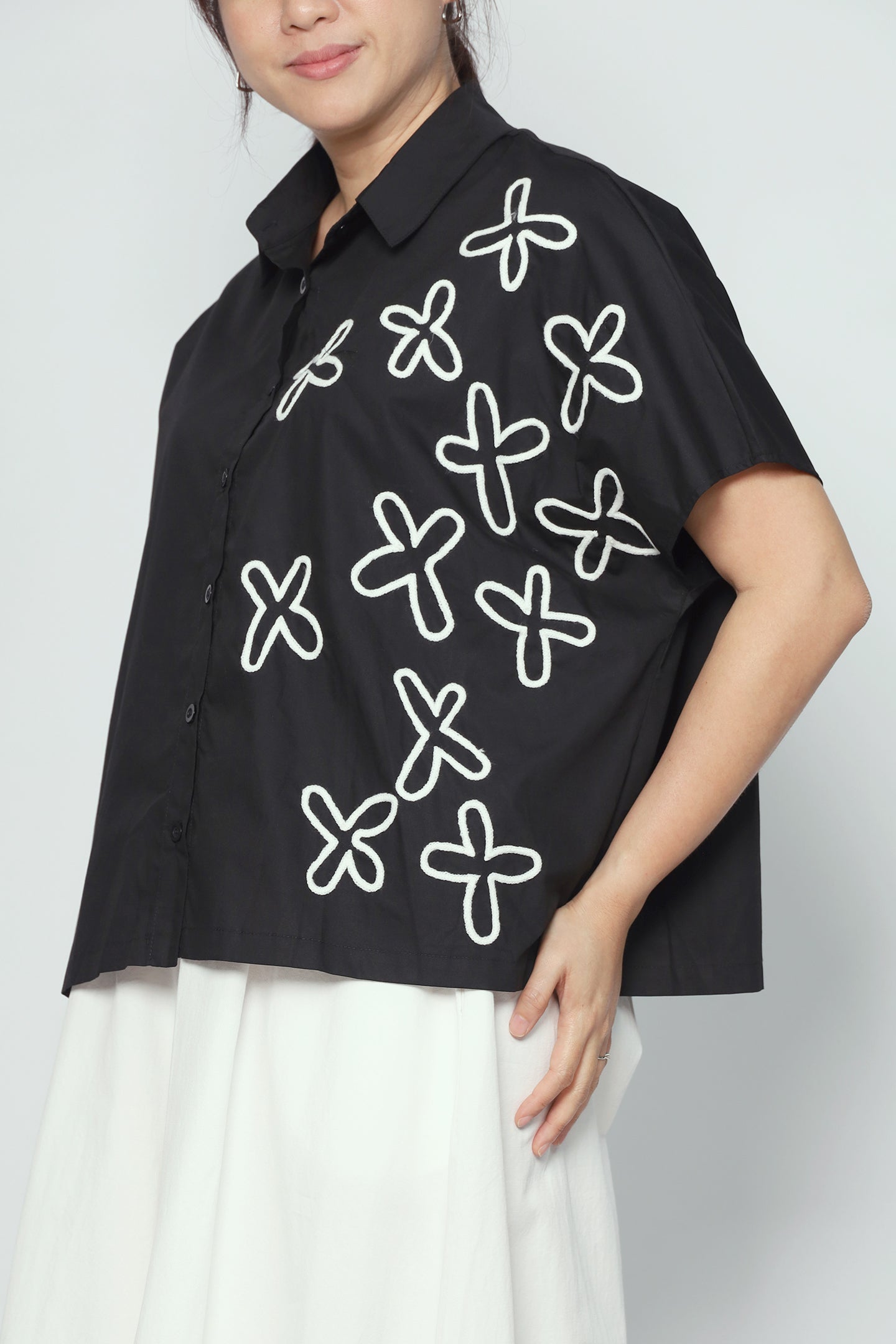 Lawson Floral Shirt in Black