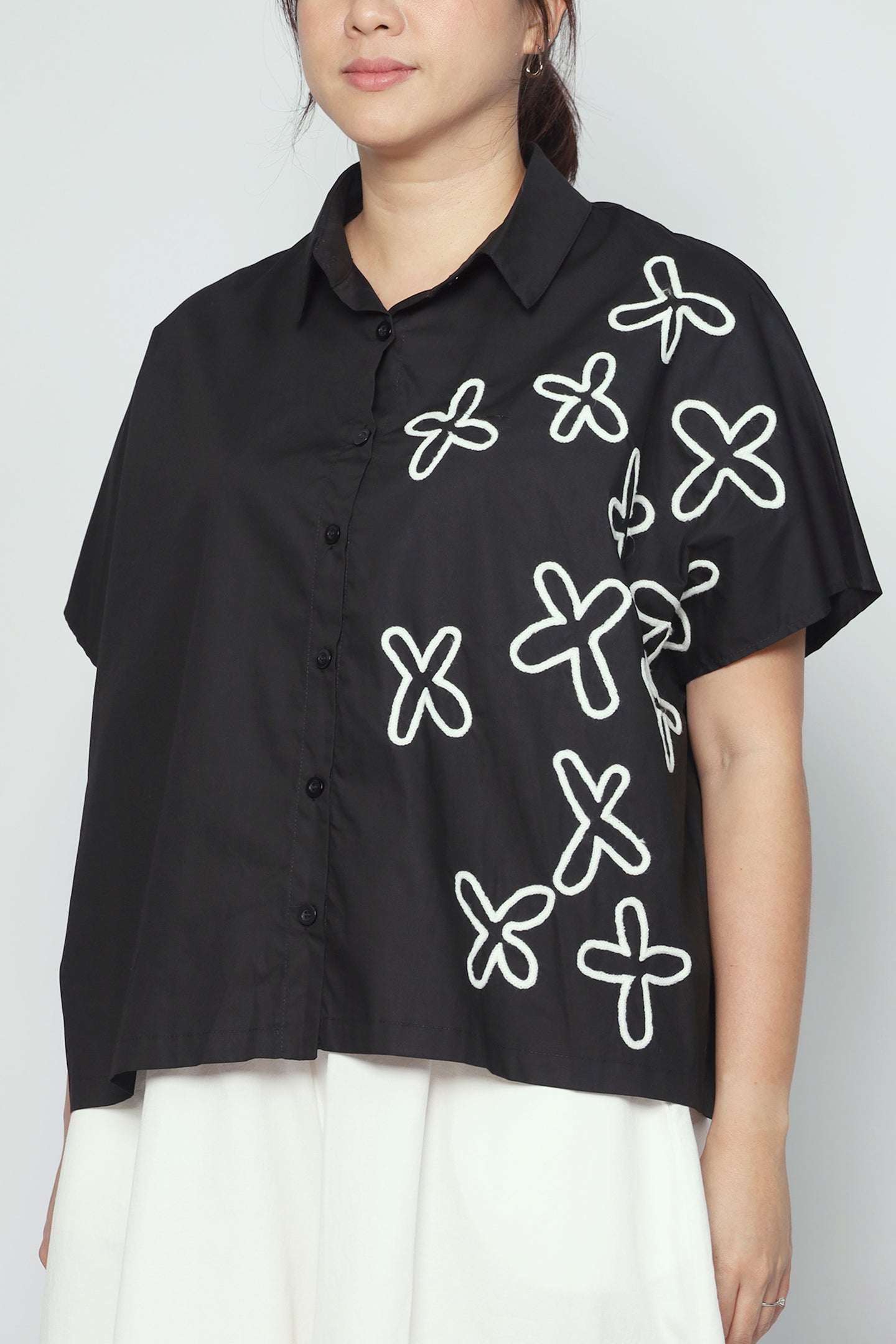 Lawson Floral Shirt in Black