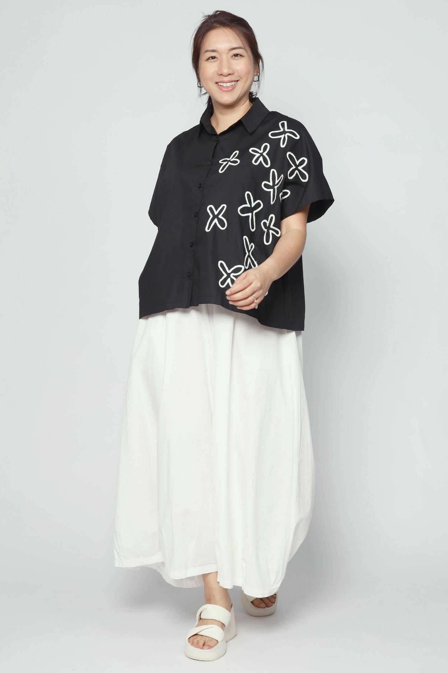 Lawson Floral Shirt in Black