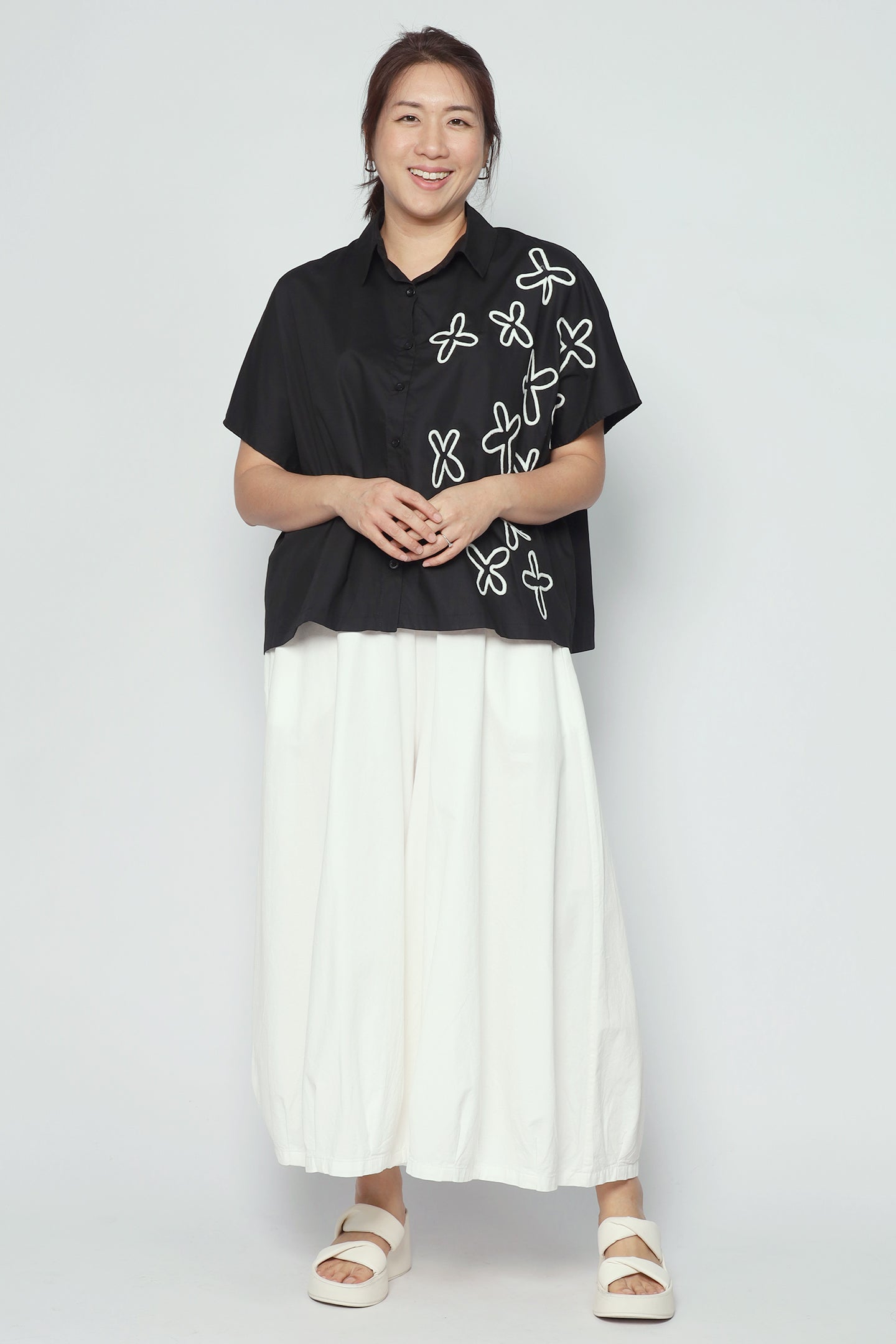 Lawson Floral Shirt in Black