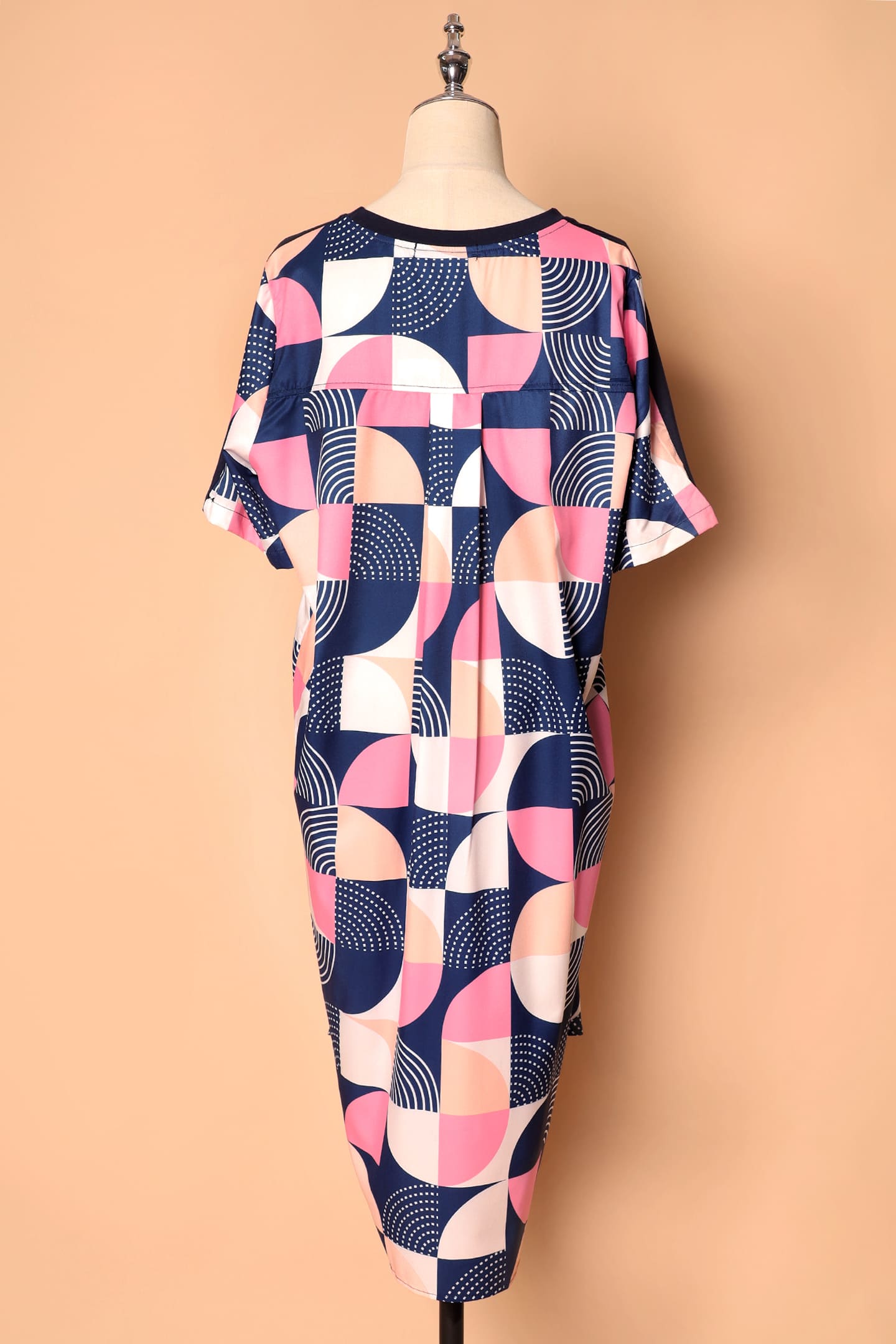 PO - Lee Dress in Pink Abstract