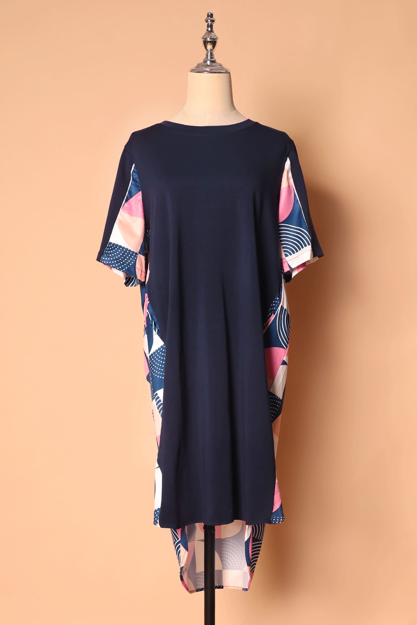 PO - Lee Dress in Pink Abstract