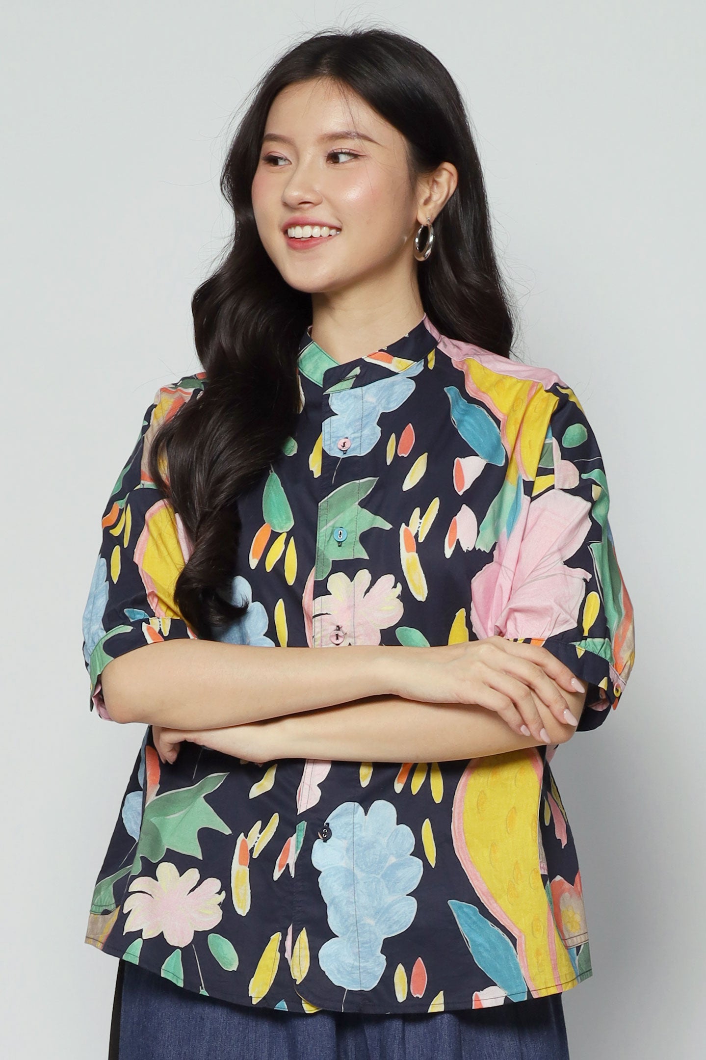 Liam Top in Blue Harmony