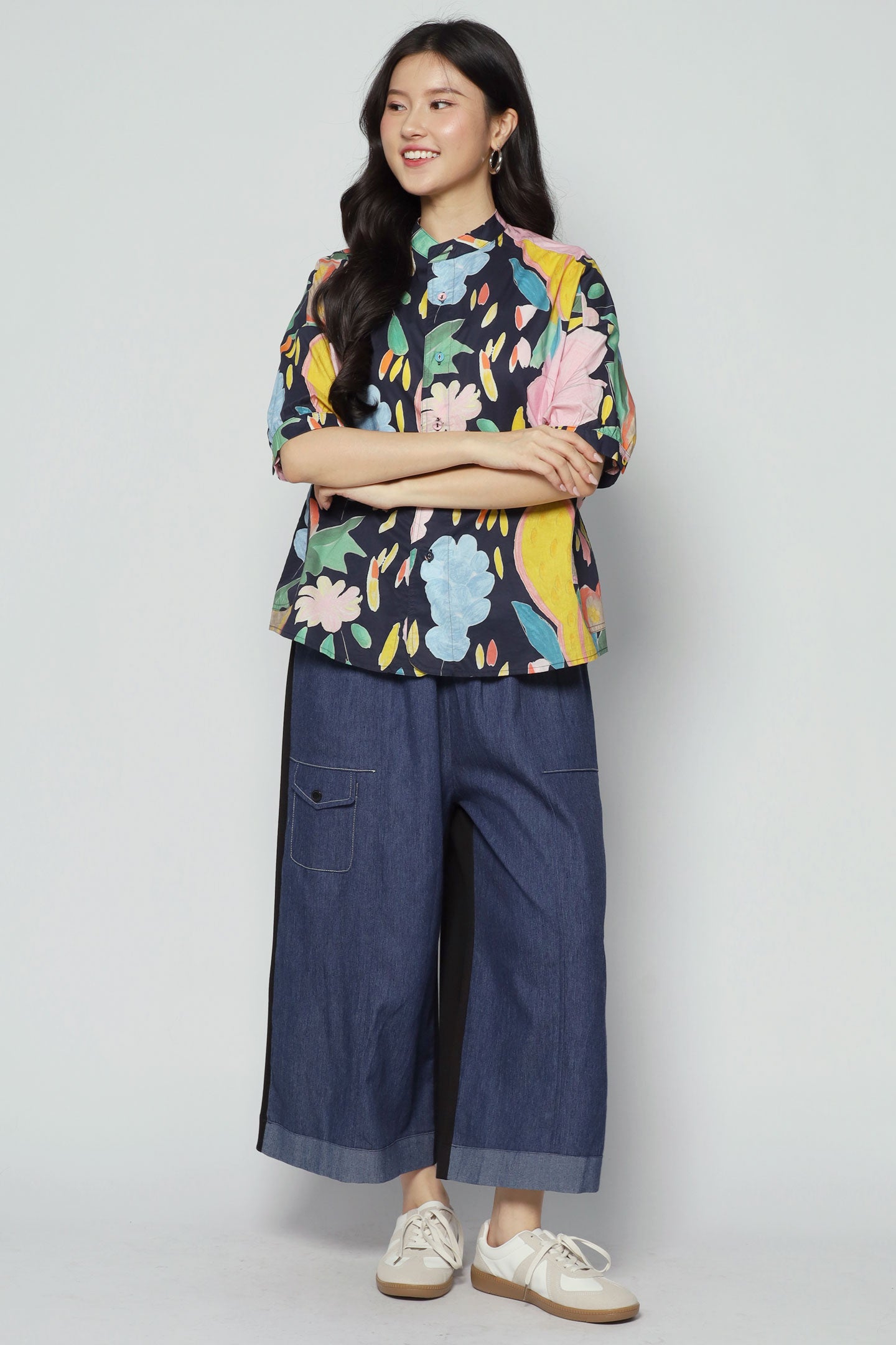 Liam Top in Blue Harmony