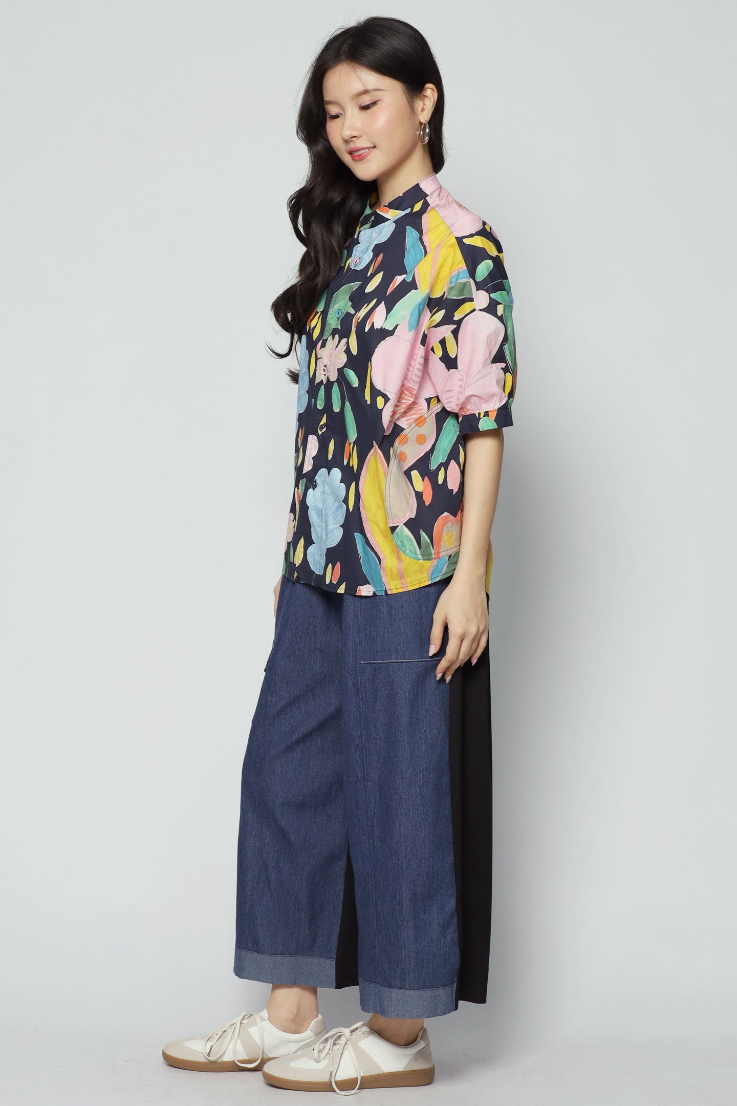 Liam Top in Blue Harmony