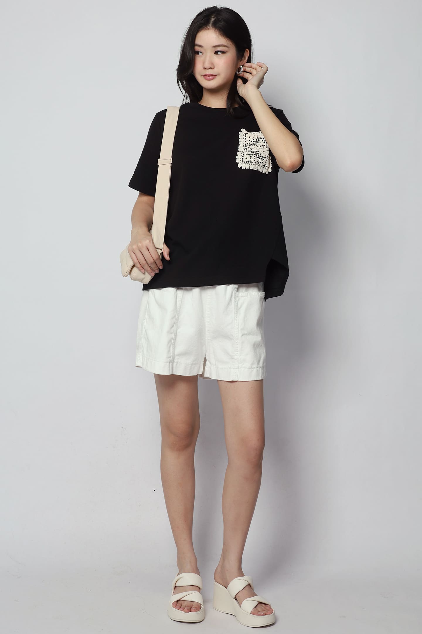 Backorders Lili Crochet Pocket Top