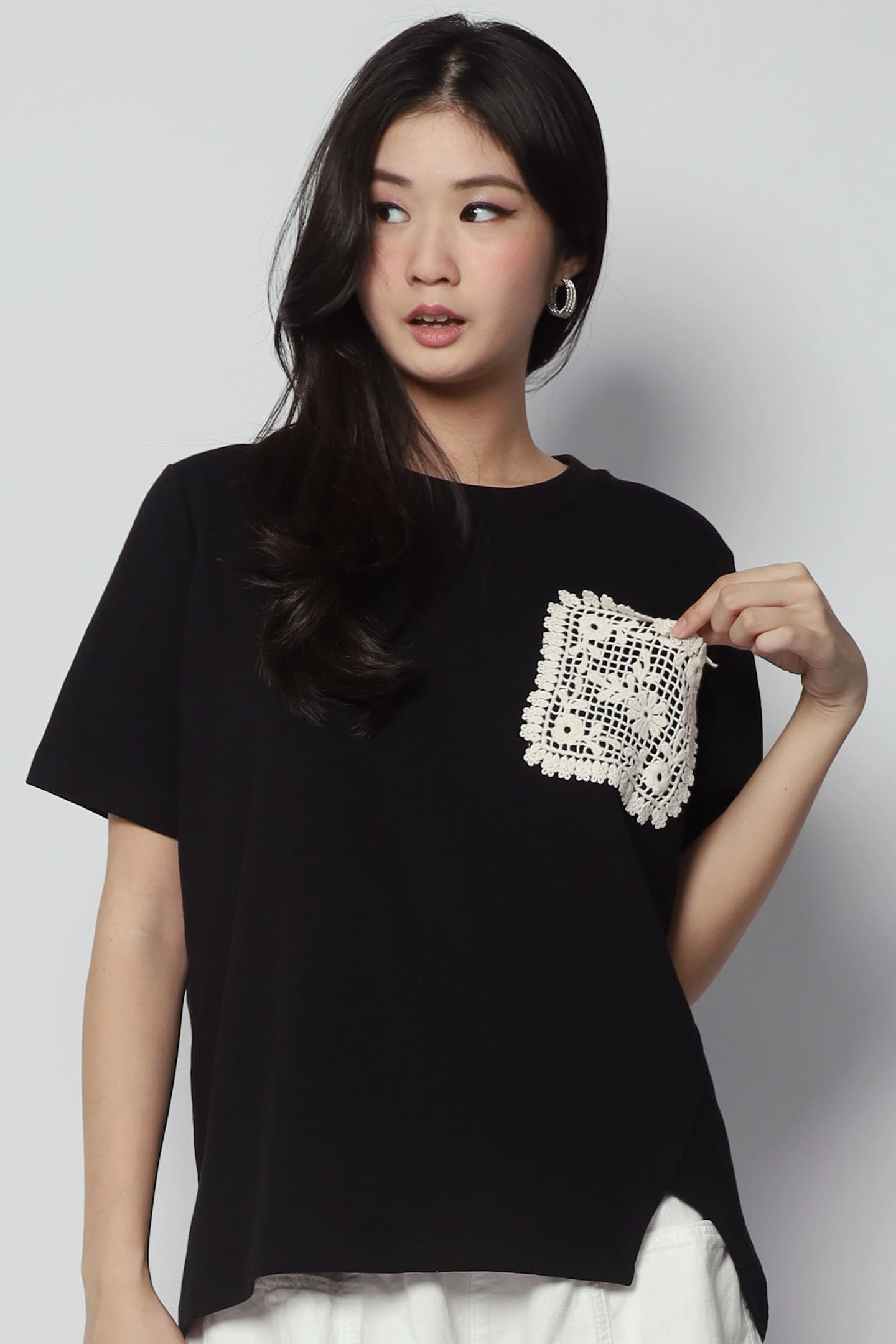 PO - Lili Crochet Pocket Top